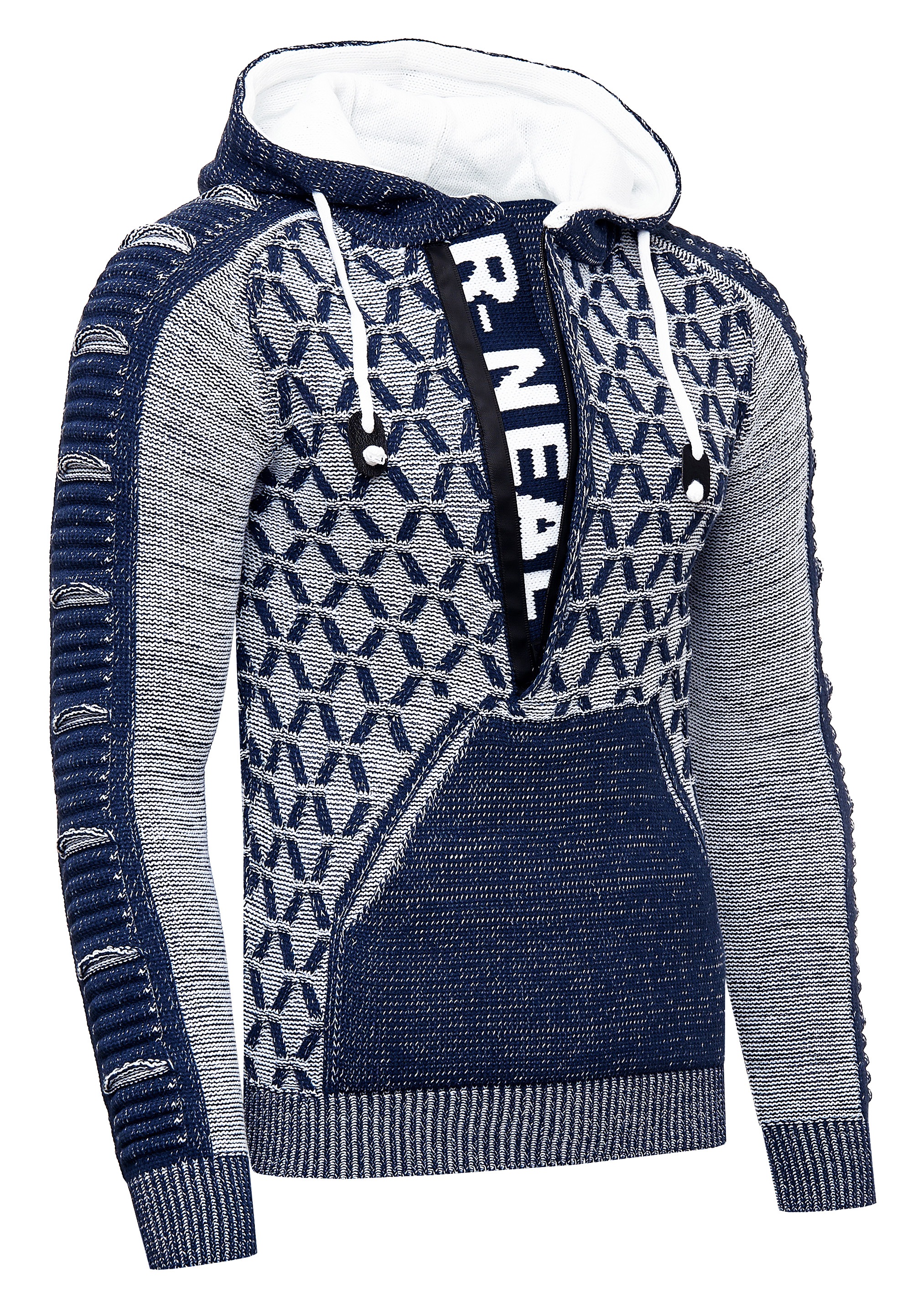 BAUR ▷ Neal in bestellen Design ausgefallenem Kapuzensweatshirt, Rusty |