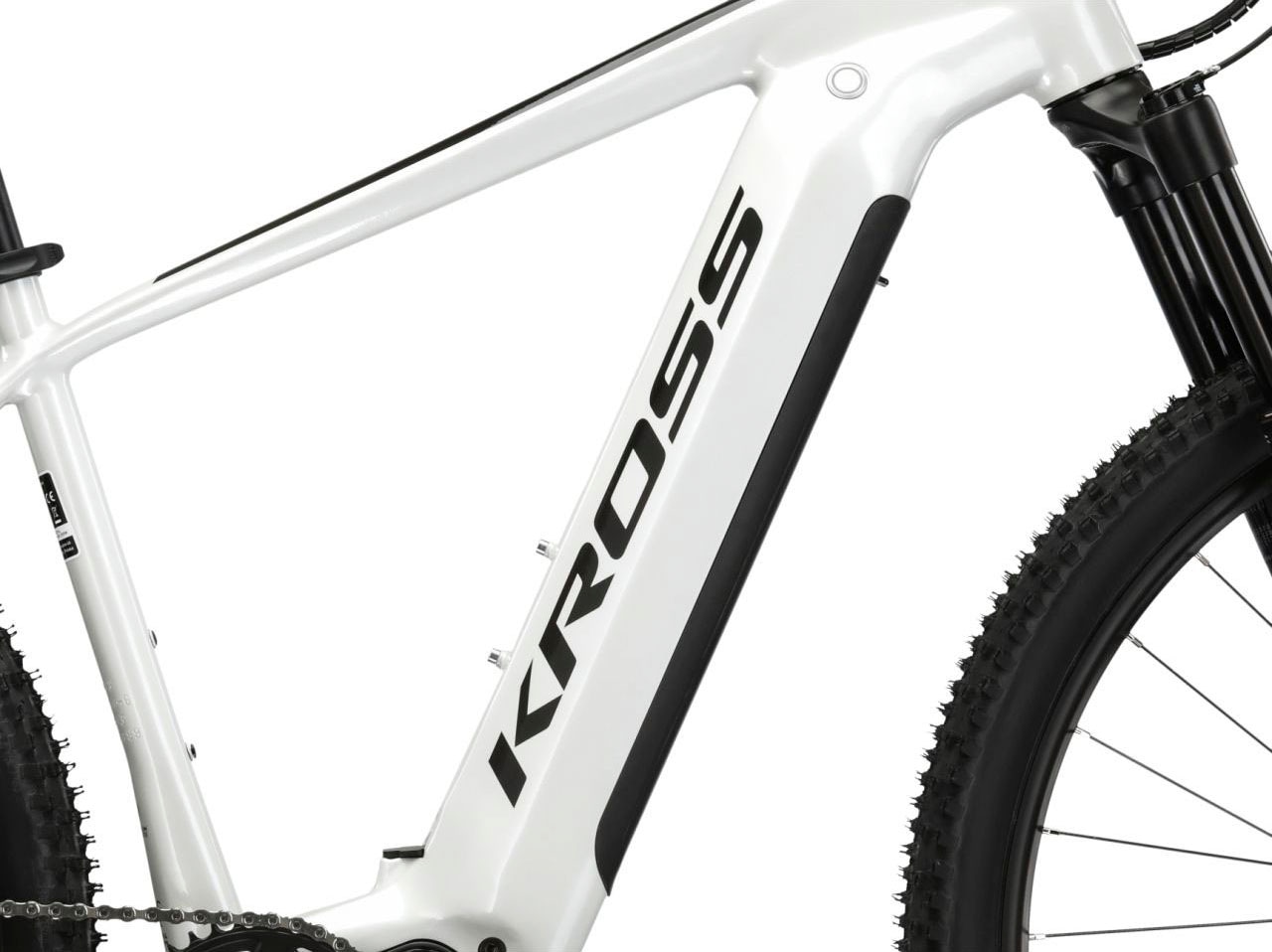 Kross E-Bike »E-MTB Level Boost 3.0 29 Zoll weiß«, 12 Gang, Shimano, DEORE SLX M7100, Mittelmotor 250 W