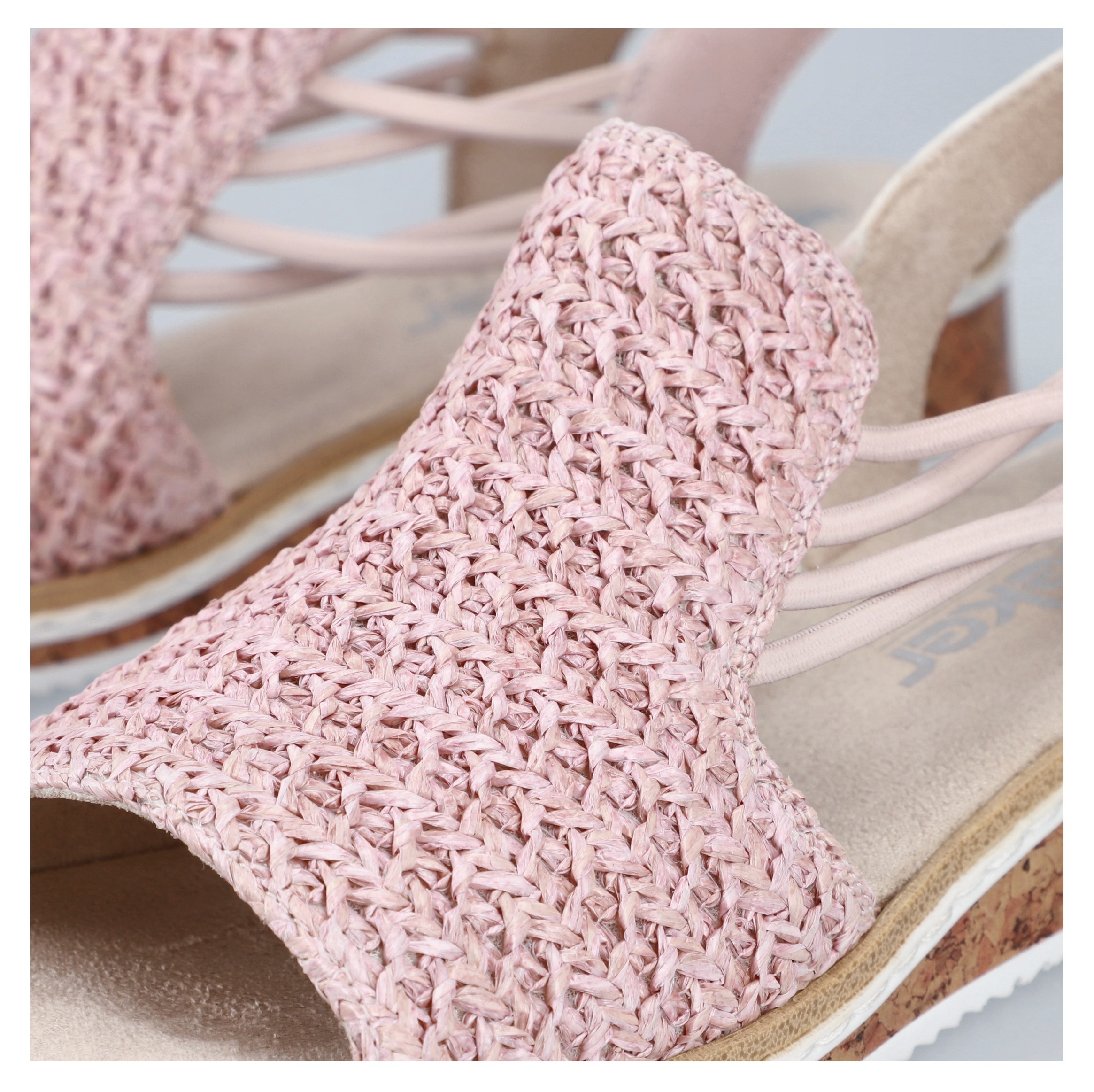 Rieker Sandale, Sommerschuh, Sandalette, Keilabsatz, mit seitlichen Gummizü günstig online kaufen