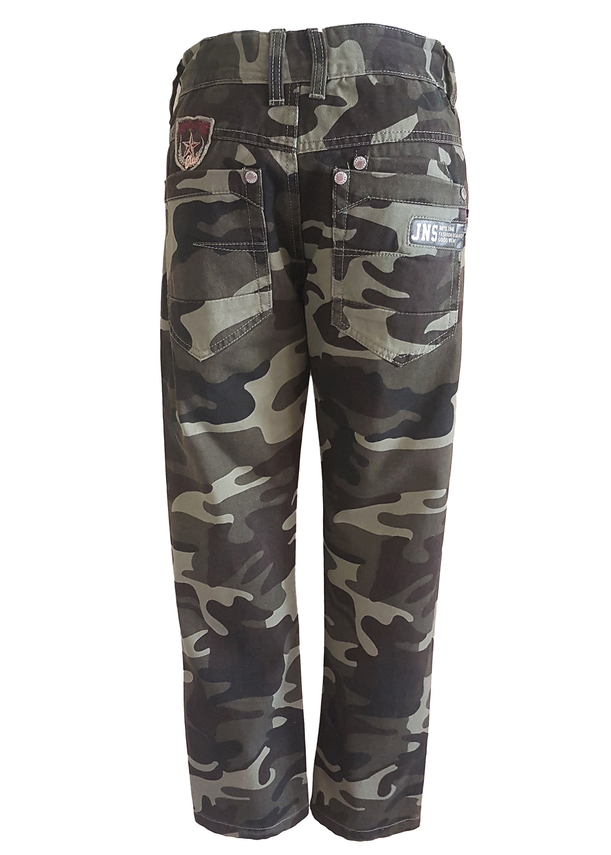 Family Trends Stoffhose, im Military-Look