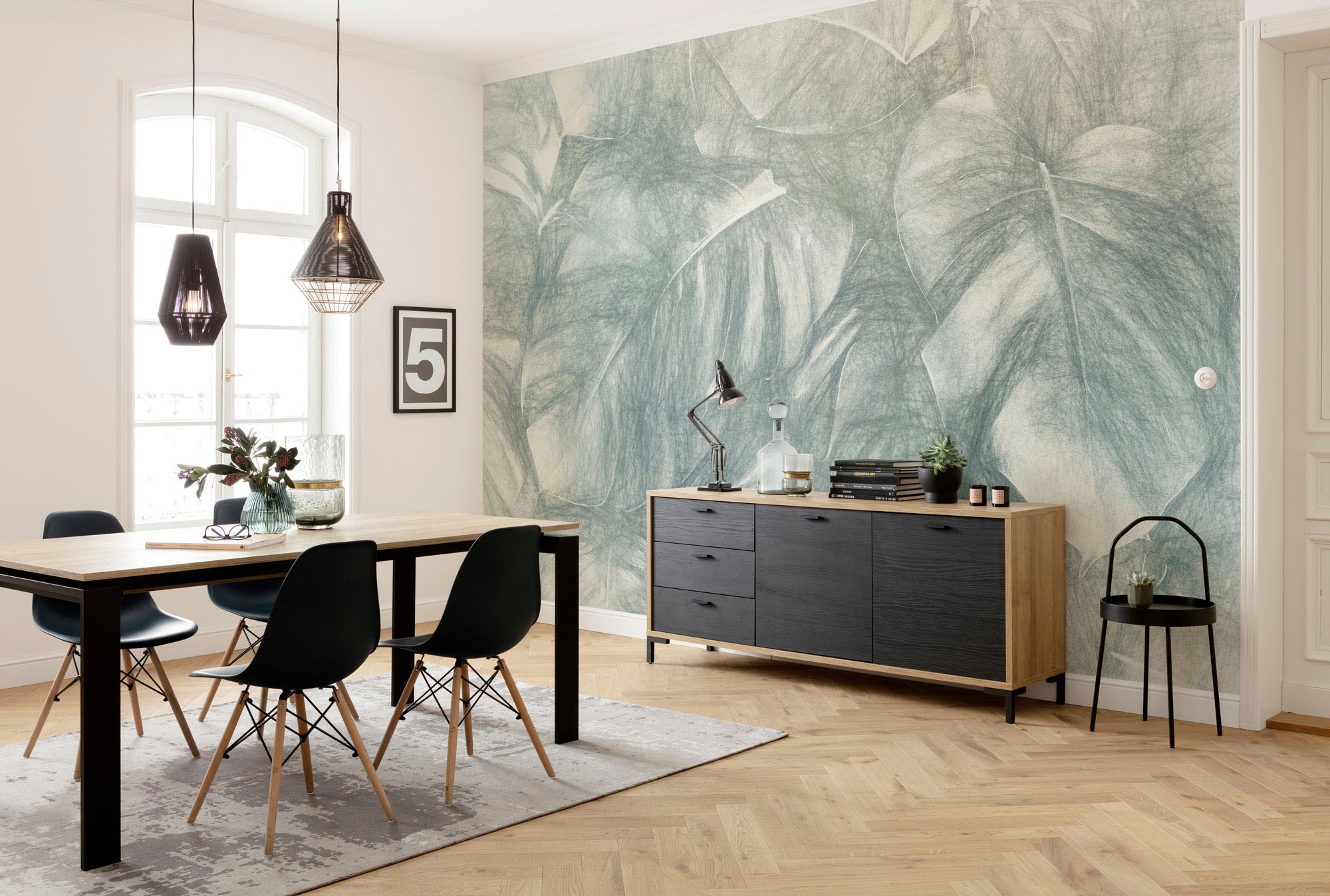 Komar Vliestapete »Digitaldruck Vlies - Beyond Botanic - Größe 400 x 250 cm«, bedruckt, Wohnzimmer, Schlafzimmer
