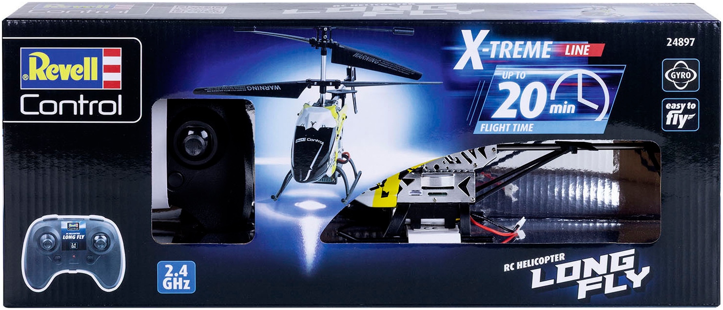 Revell® RC-Helikopter »Revell Control RC X-TREME Long Fly", 2,4 GHz«, mit LED-Beleuchtung