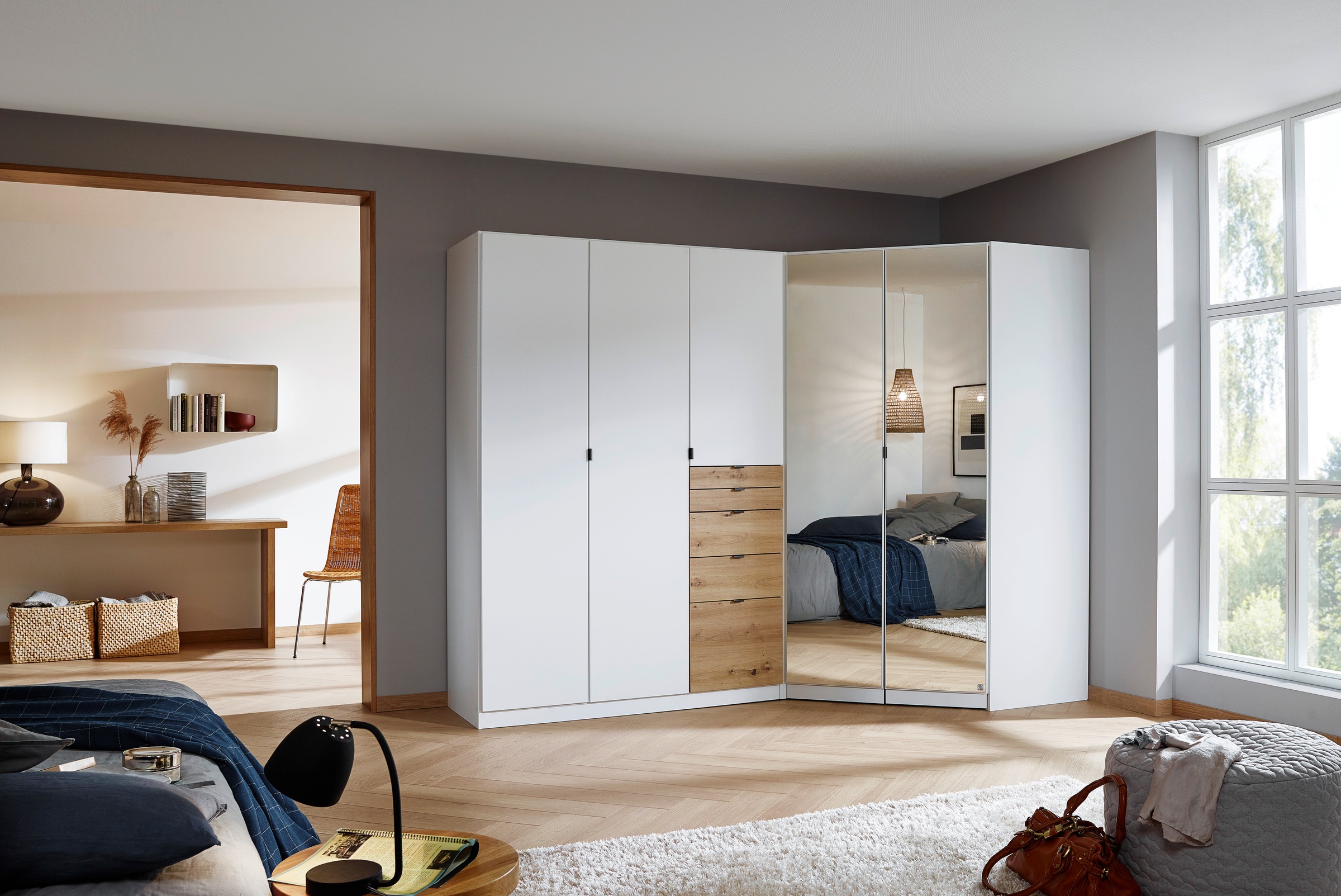 rauch Schrank-Set "Kleiderschrank Schrank Garderobe Wäscheschrank Ankleide günstig online kaufen