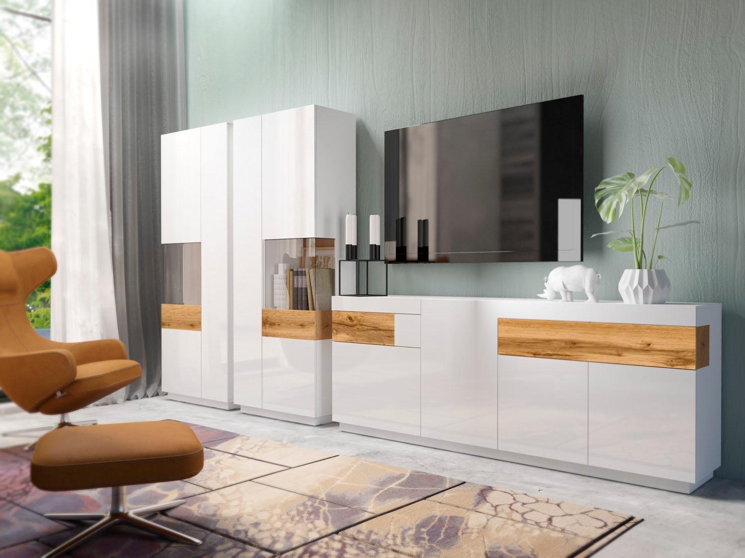 Thumbnail - OTTO home Wohnwand "SILKE" Set, 3 Stk. tlg.