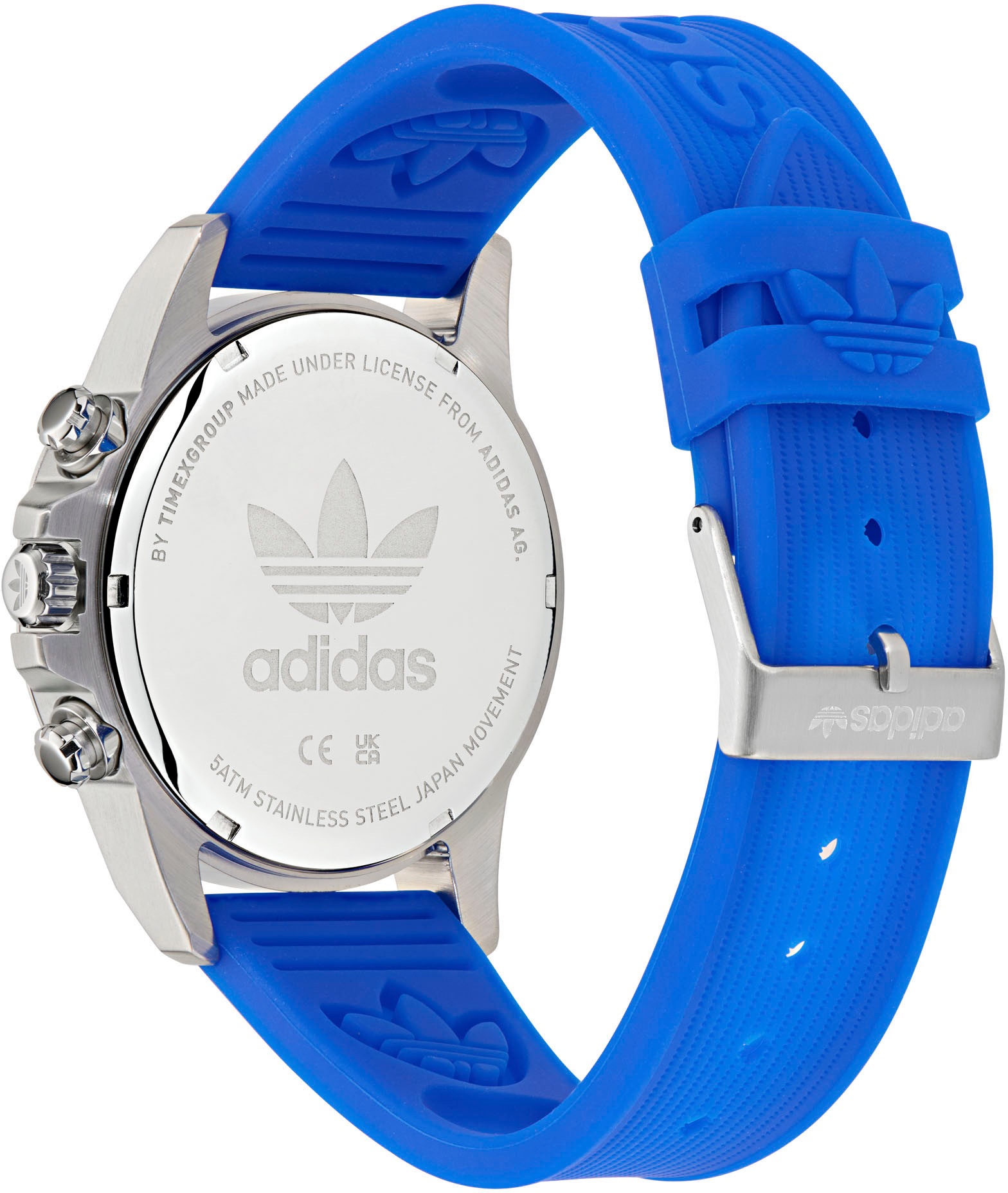 adidas Originals Chronograph »EXPRESSION TWO CHRONO«, Quarzuhr, Armbanduhr, Herrenuhr, Damenuhr, unisex, Silikonarmband