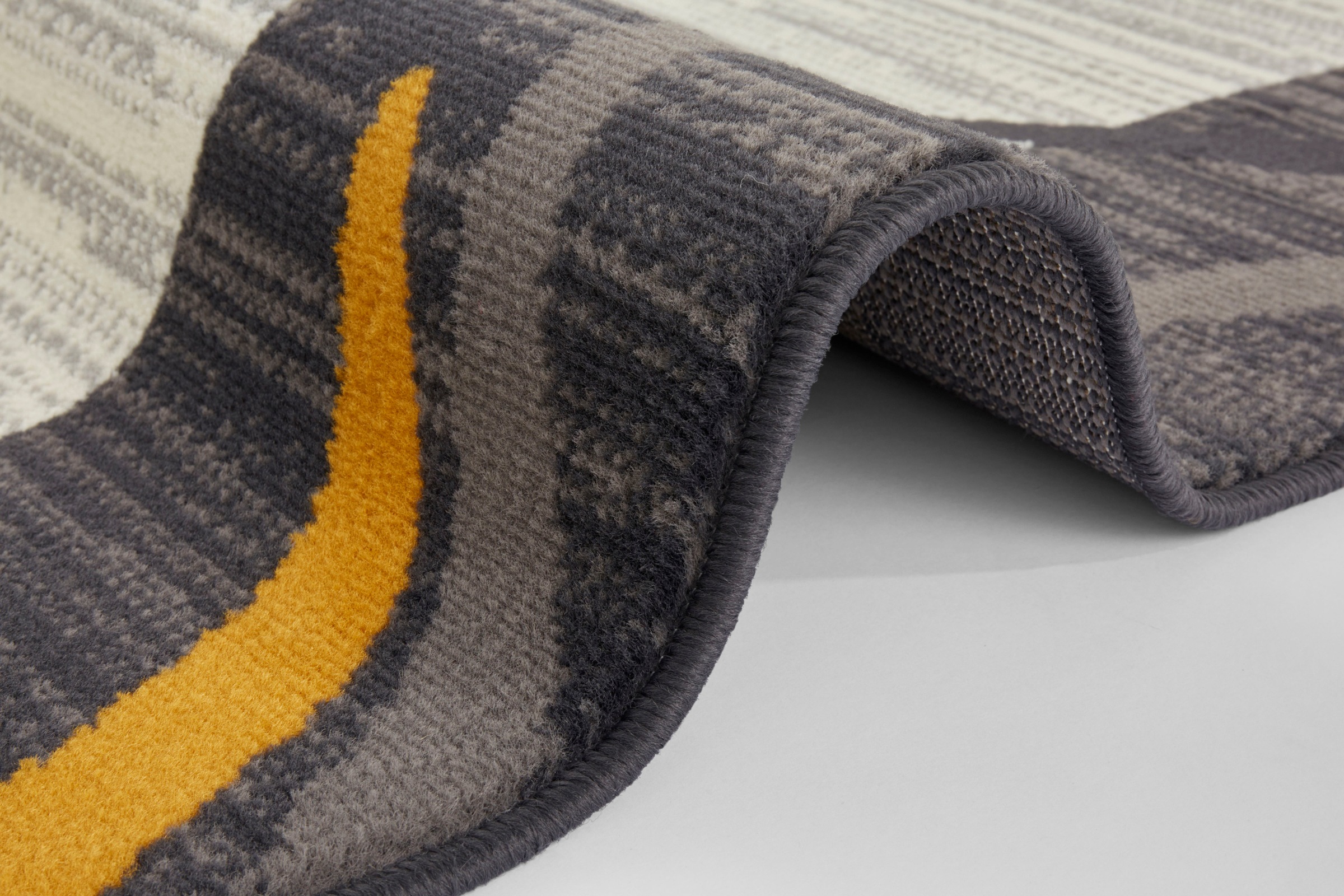 Home affaire Teppich »Edmund«, rechteckig, 8 mm Höhe, Kurzflor, Retro-Look, Gekettelt, Mit Bordüre, Robust, Pflegeleicht