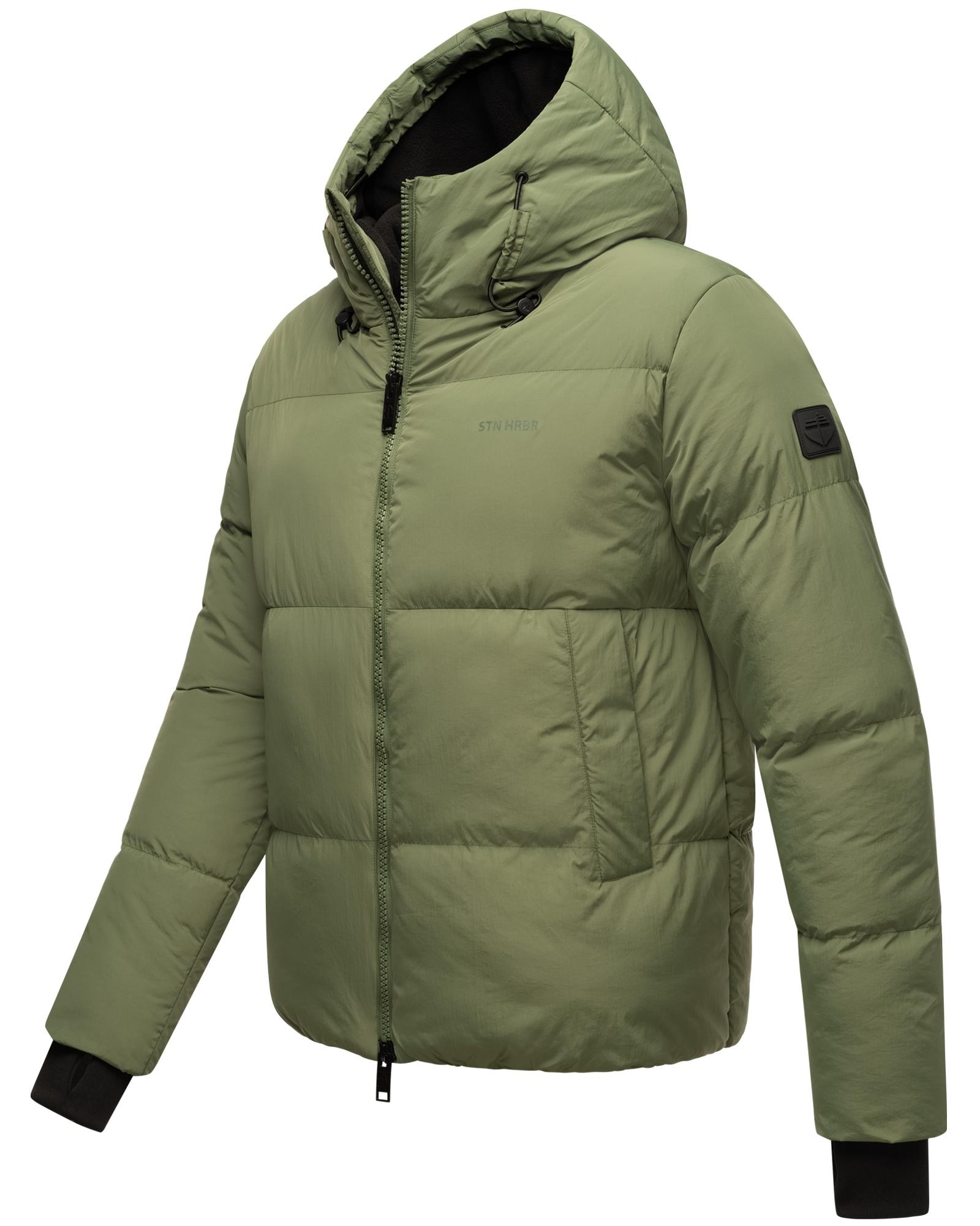 Stone Harbour Steppjacke »Tayroos XX«, mit Kapuze, Gesteppte Herren Winterjacke mit Kapuze