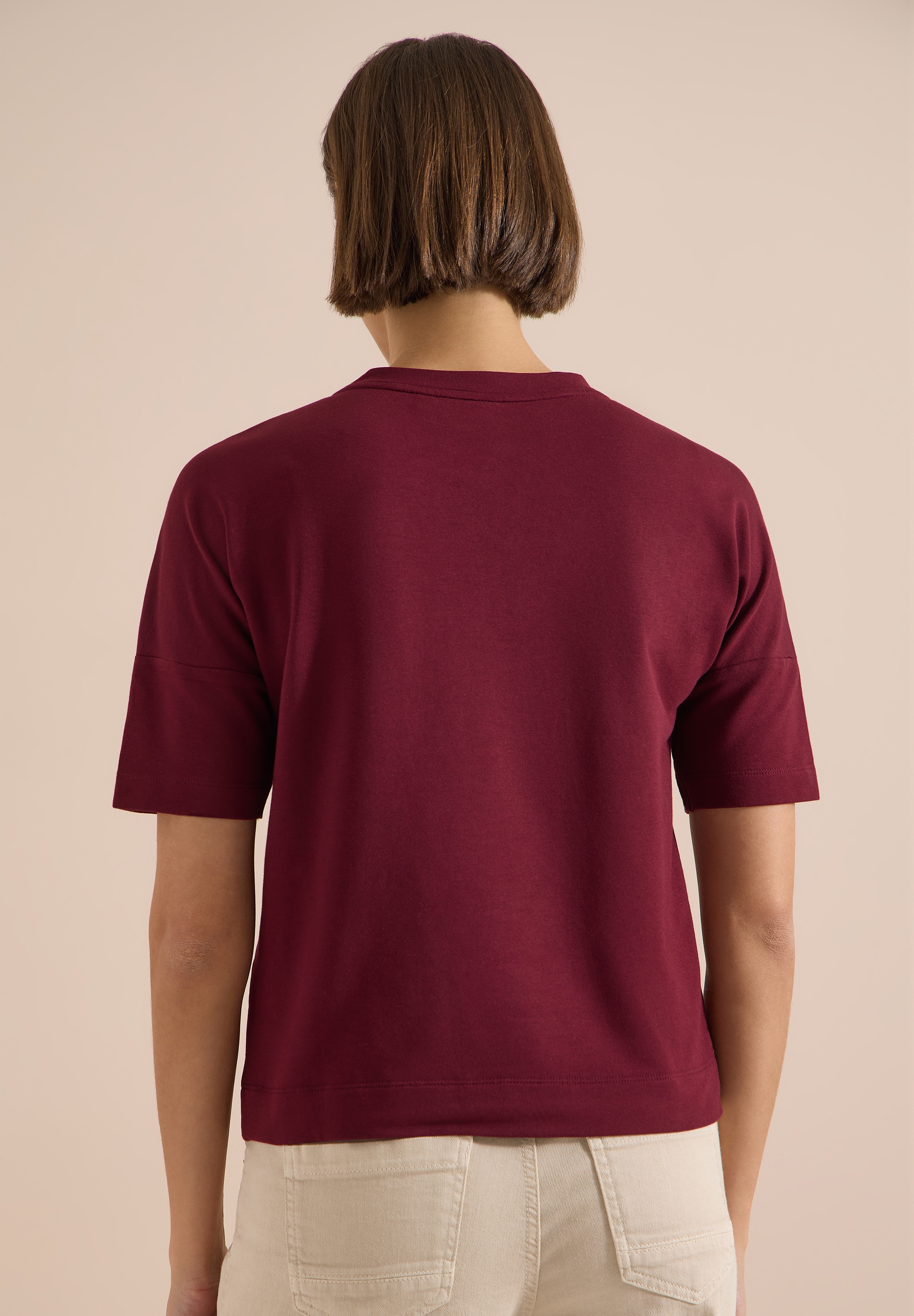 Cecil T-Shirt mit Knopf Details