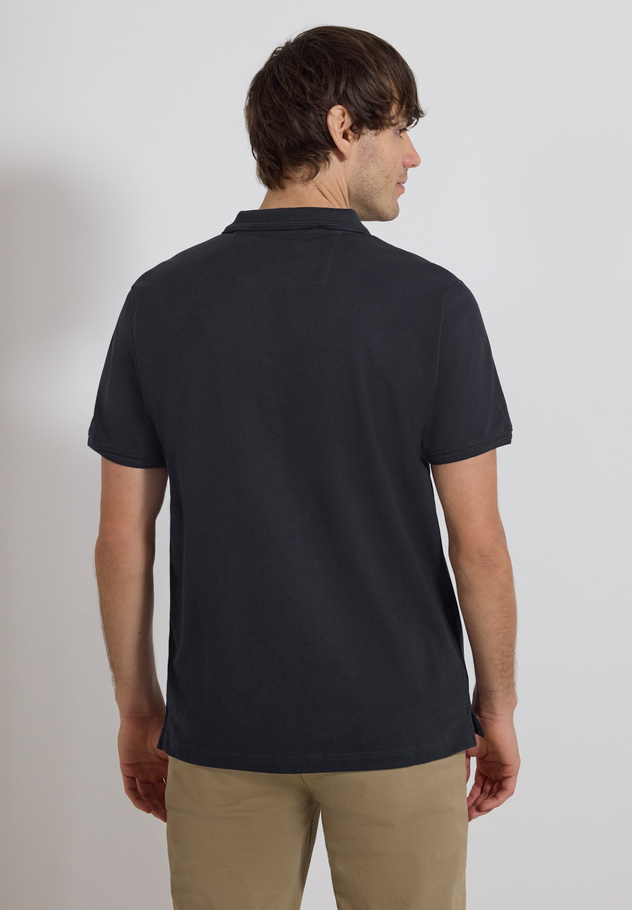 STREET ONE MEN Poloshirt aus Baumwolle mit Stretchante günstig online kaufen