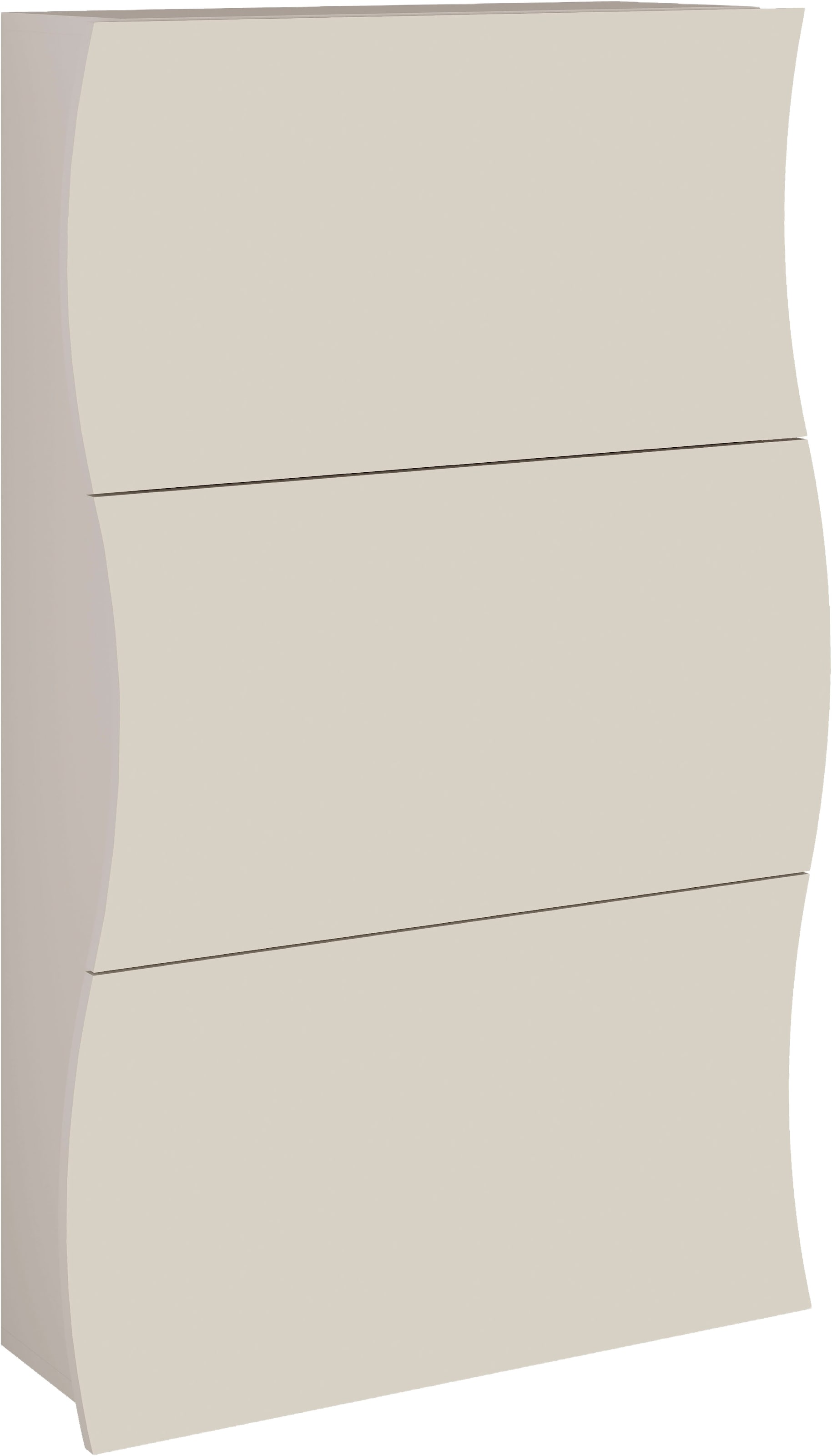 Home affaire Schuhschrank »Schuhschrank mit Klappen / Schuhkommode, Höhe 121 cm« onda 71 cm breit, ,mit 3 klapptüren, made in italy