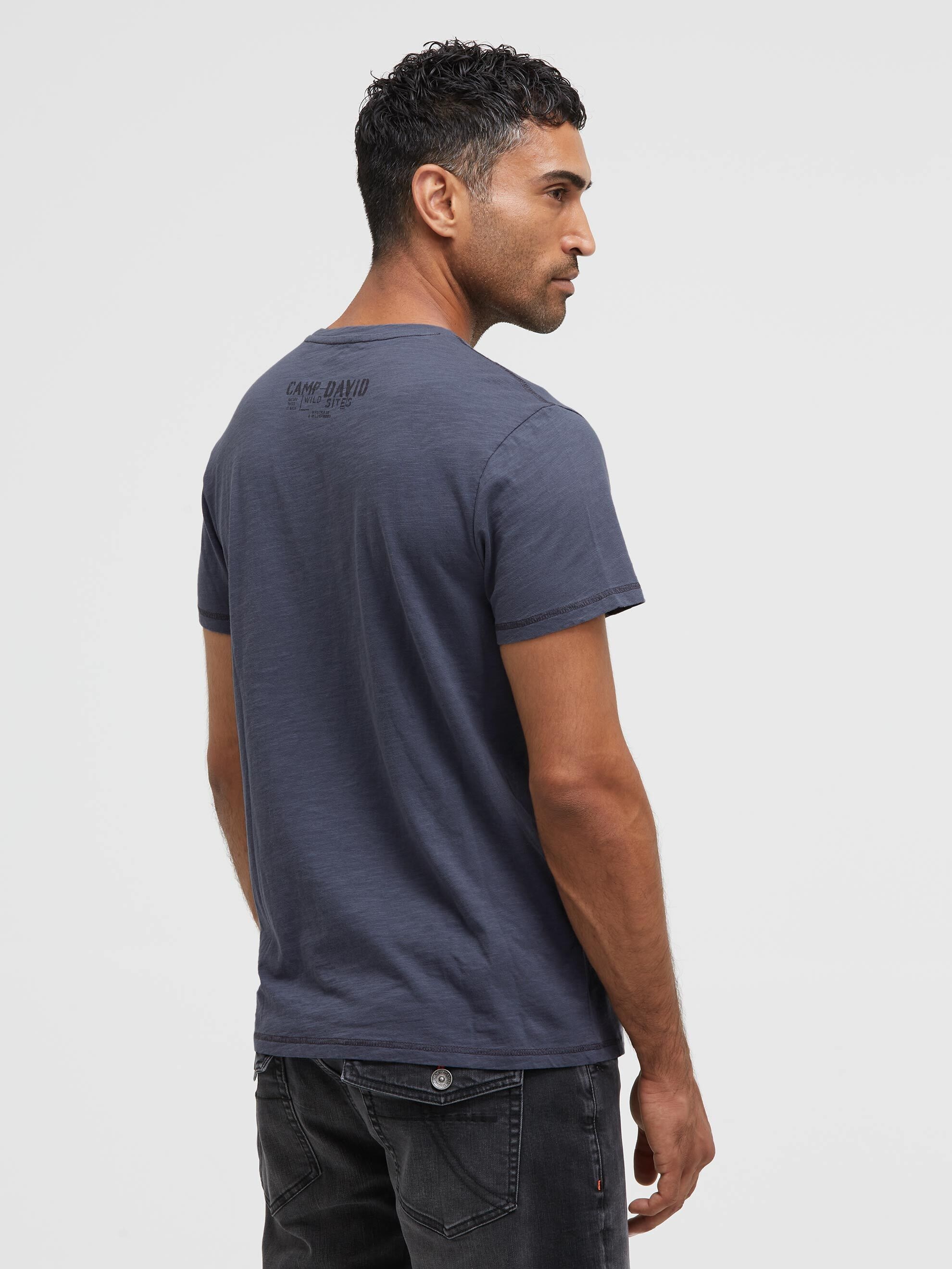 CAMP DAVID Rundhalsshirt aus Baumwolle