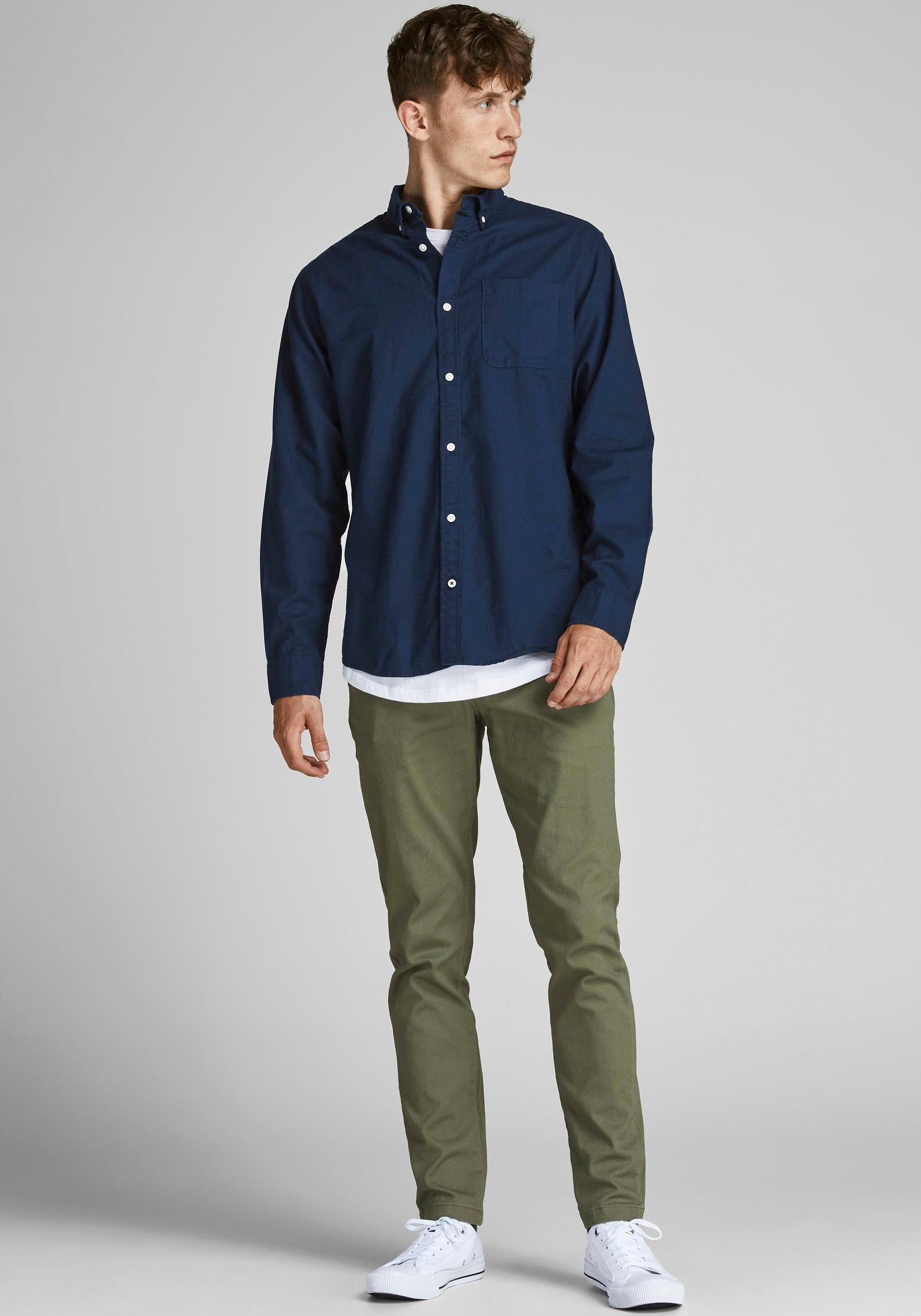 Jack & Jones Langarmhemd »OXFORD SHIRT«