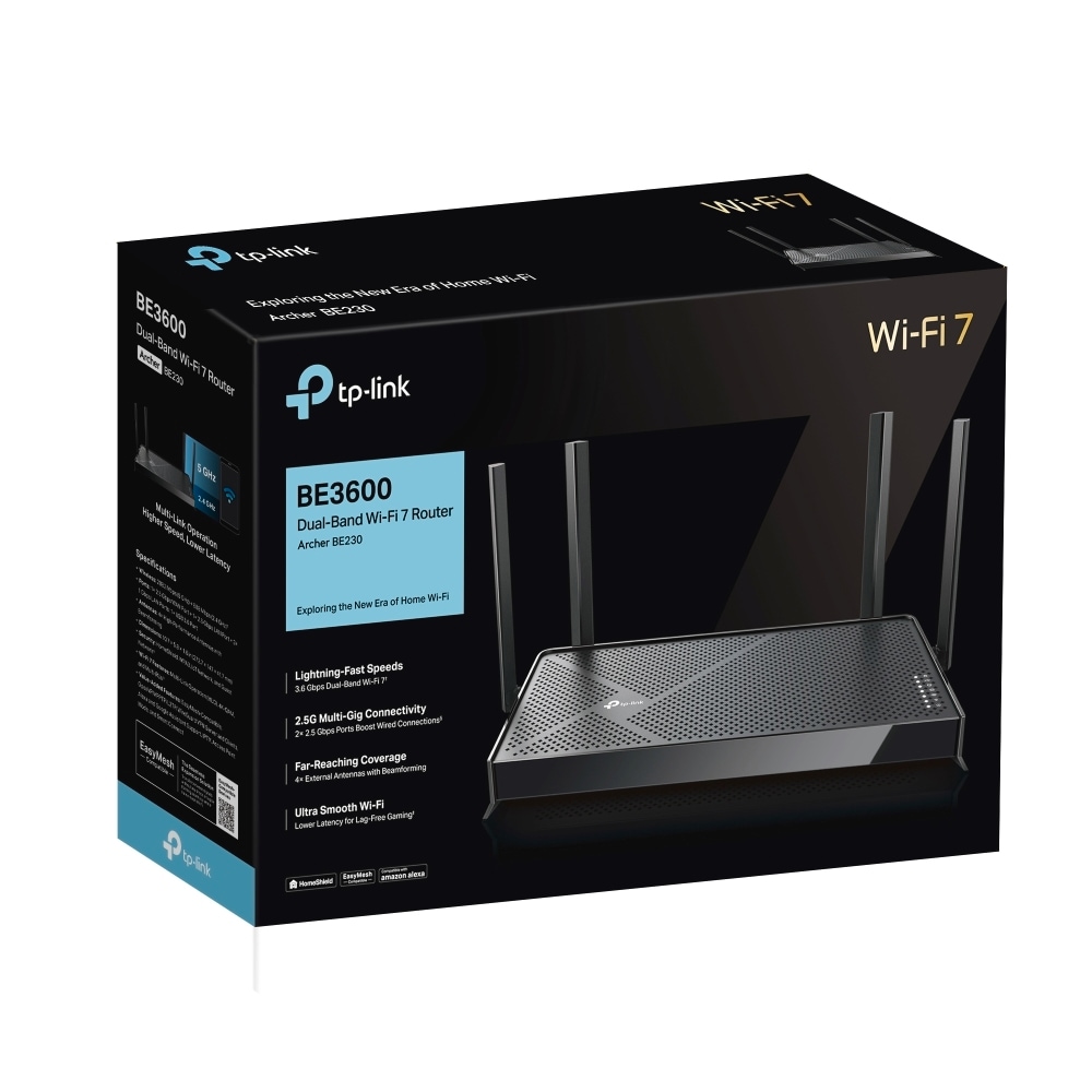 TP-Link WLAN-Router »Archer BE230 BE3600 Dual-Band Wi-Fi 7«