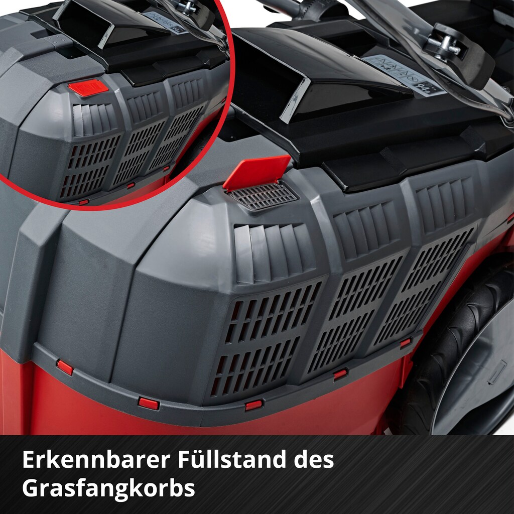 Einhell Akkurasenmäher »GE-CM 43 Li M Kit (2x4,0Ah)«, (Set)