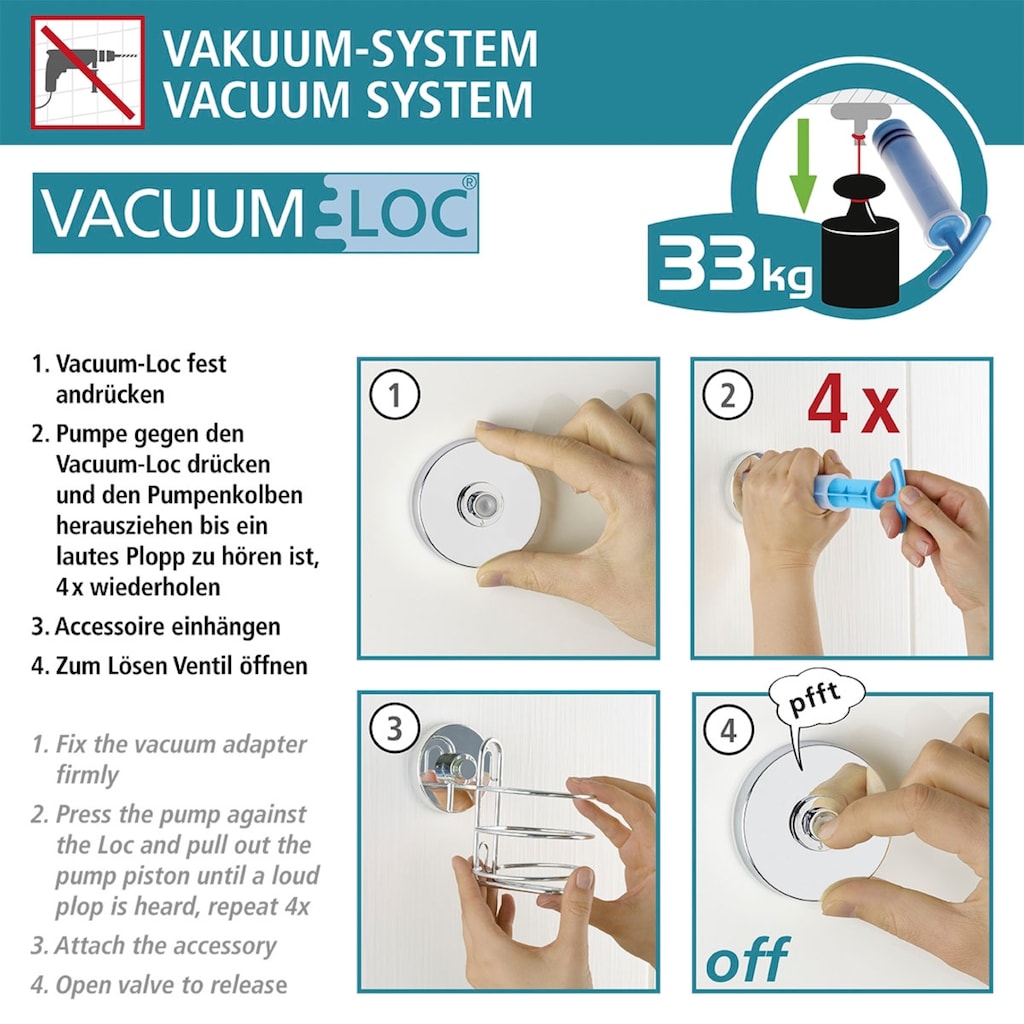 WENKO Duschablage »Vacuum-Loc«