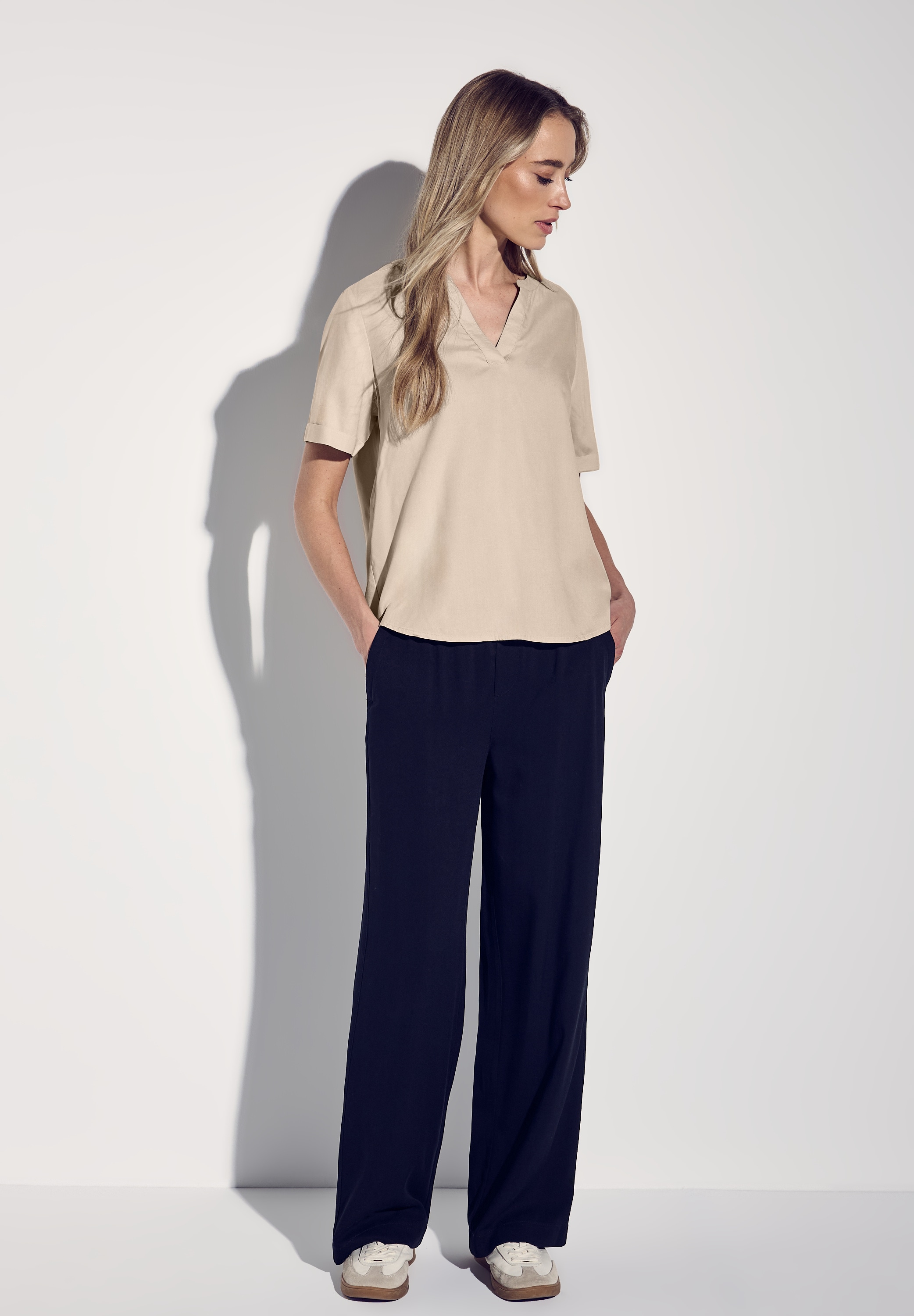 STREET ONE Hemdbluse, aus softer Viskose