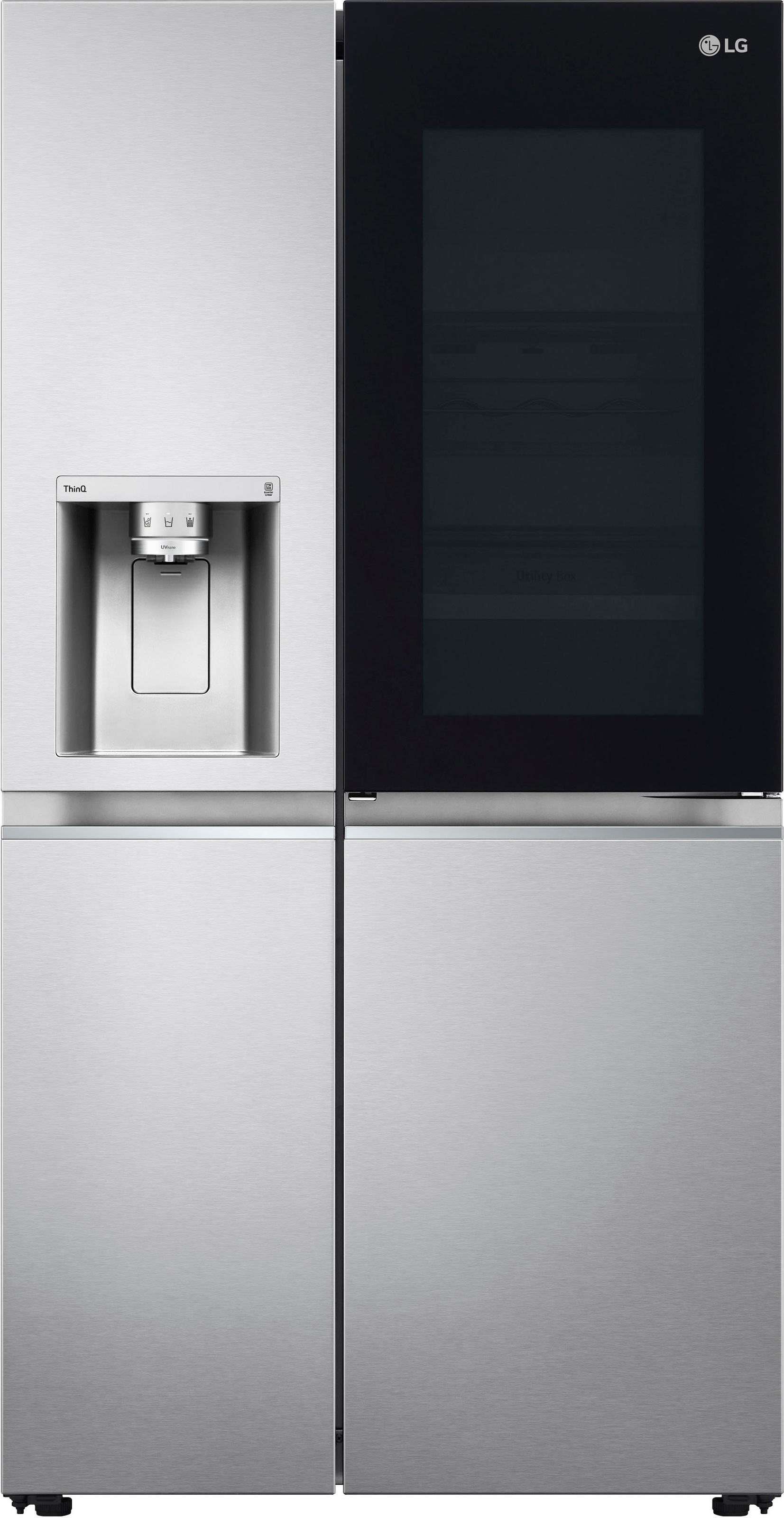 LG Side-by-Side "GSXV91BSAF" 179 cm hoch 91,3 cm breit InstaView™, Wassersp günstig online kaufen