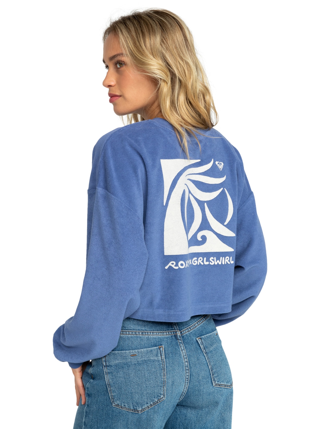 Roxy Sweatshirt "Roxy x Grl Swirl Cropped" günstig online kaufen