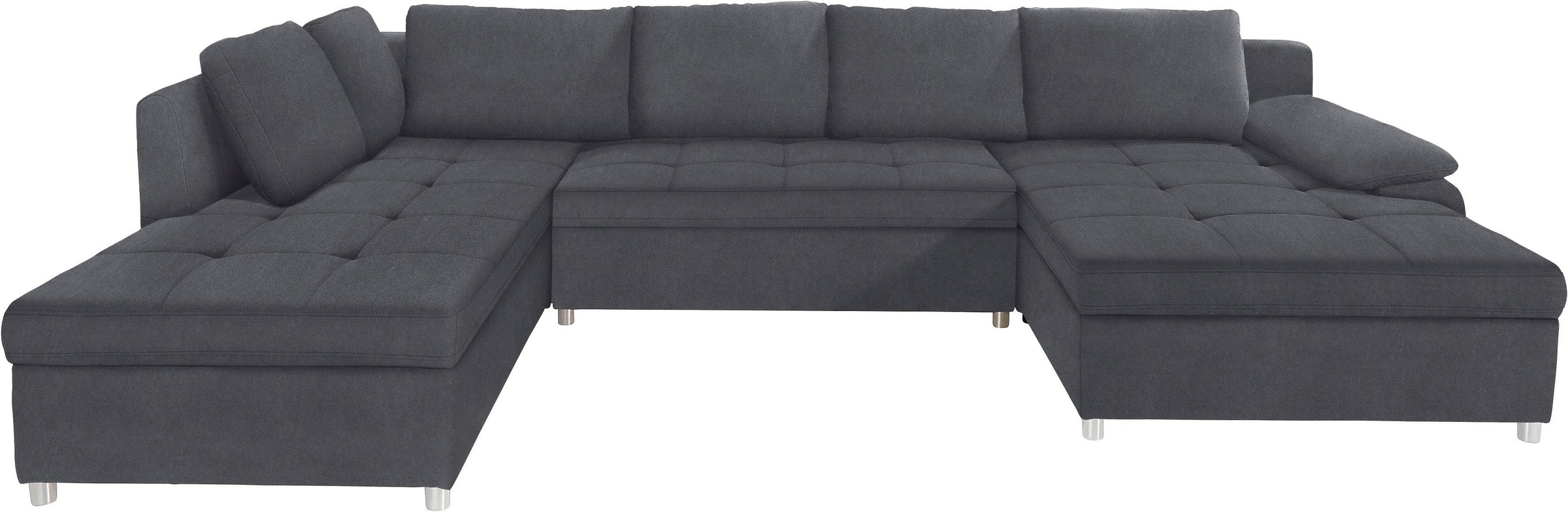 OTTO home Wohnlandschaft "Labene U-Form" wahlweise mit Schlaffunktion und Bettkasten