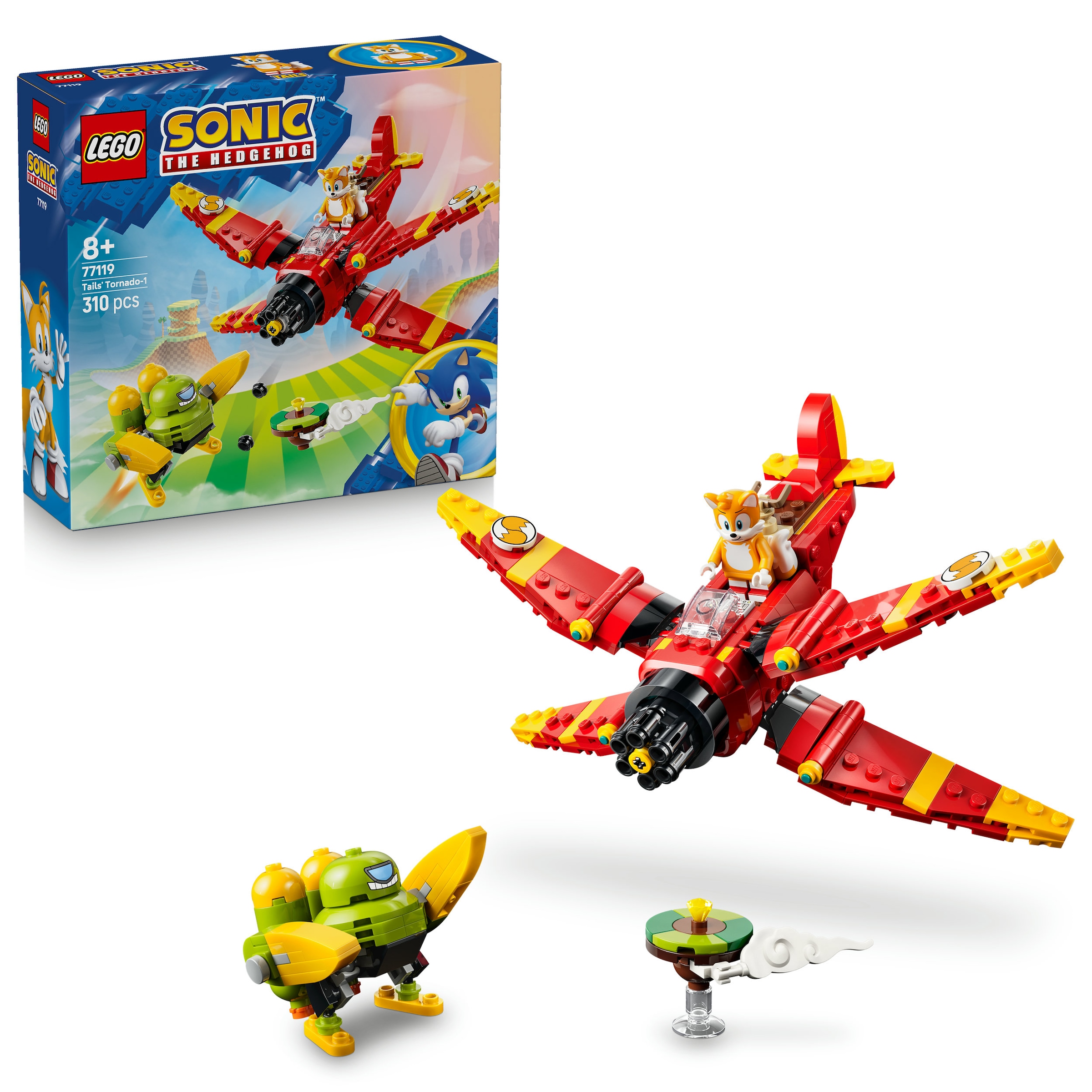 LEGO® Konstruktionsspielsteine »Tails' Tornado-1 (77119), LEGO Sonic« Made in Europe