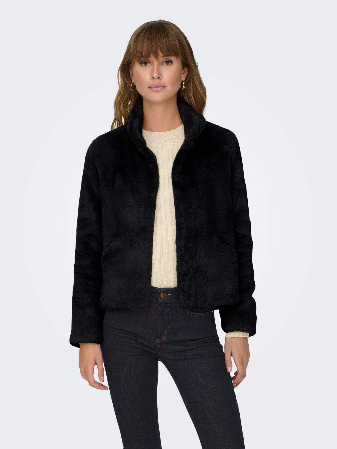 ONLY Fellimitatjacke "ONLNEWVIDA LIFE FAUX FUR JACKET OTW CC", ohne Kapuze günstig online kaufen
