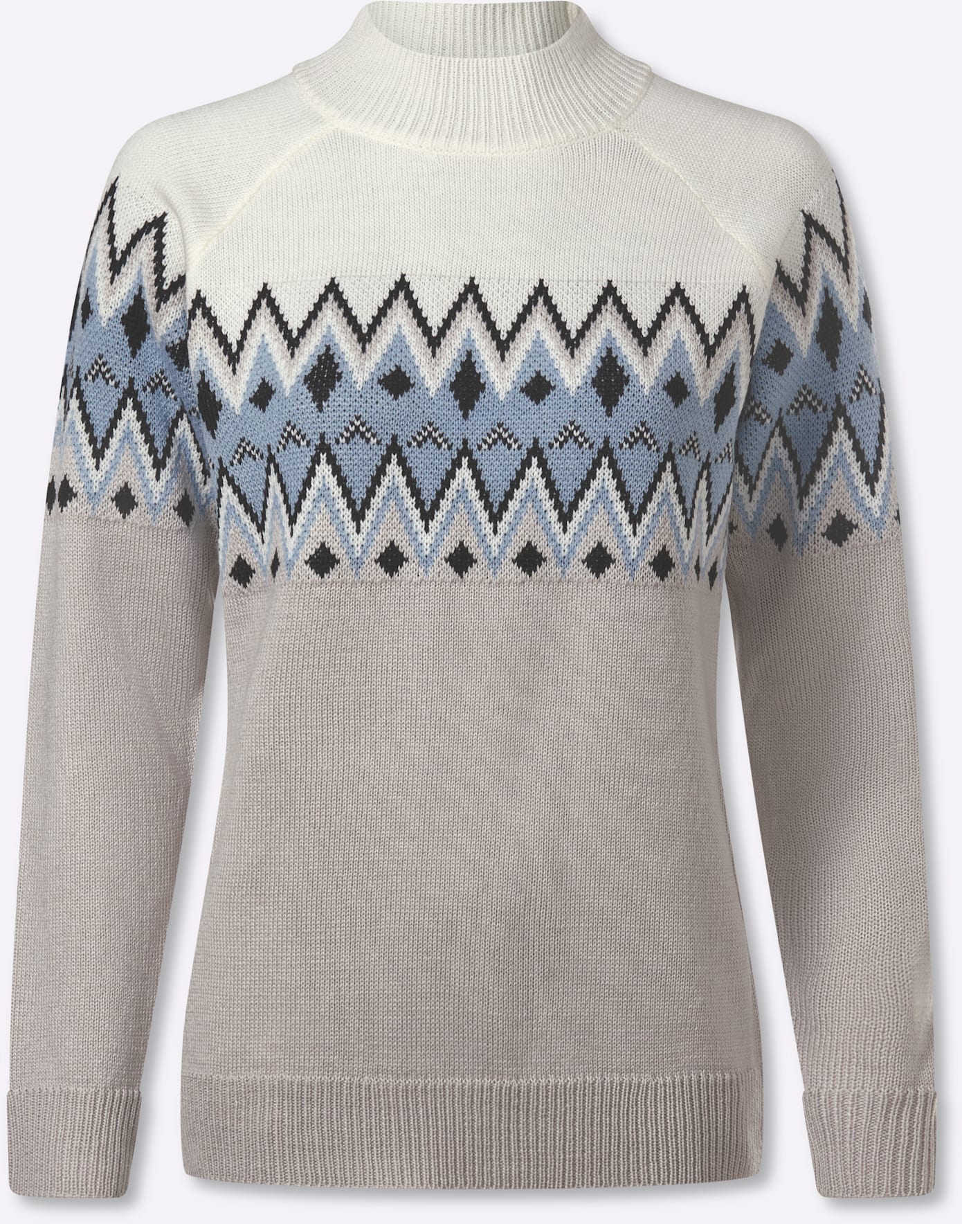Classic Basics Stehkragenpullover »Langarm-Pullover«