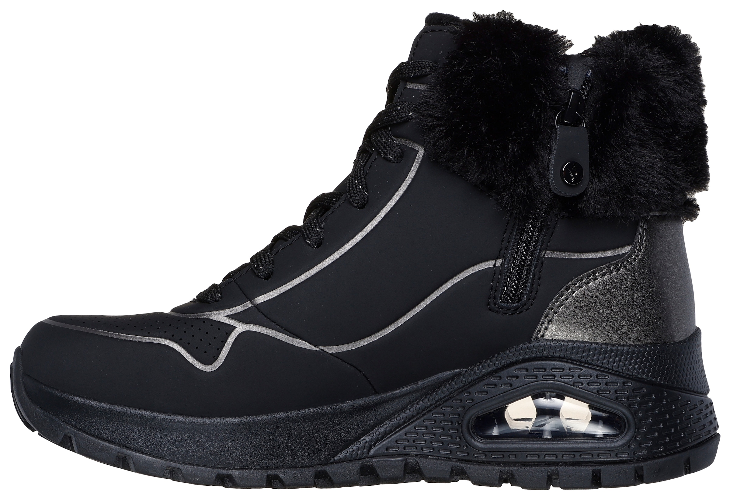 Skechers Keilsneaker »UNO RUGGED«, Sneaker, Keilsneaker, Winterboots mit hochwertiger Dämpfung