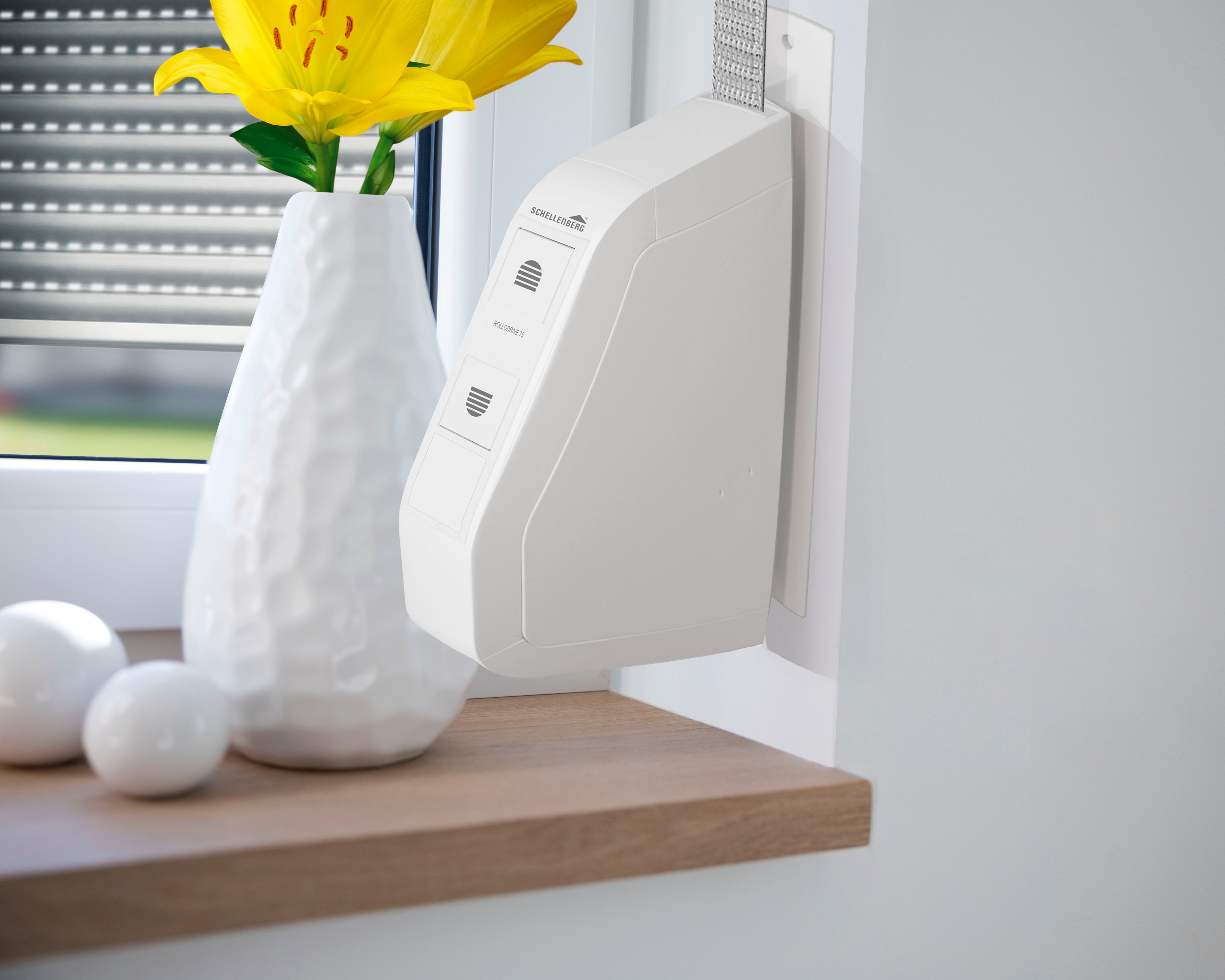 Thumbnail - SCHELLENBERG Rollladengurt-Antrieb "Aufputz, elektrischer Gurtwickler RolloDrive 75 Standard" bis 5 m² Fläche und 30 kg ...