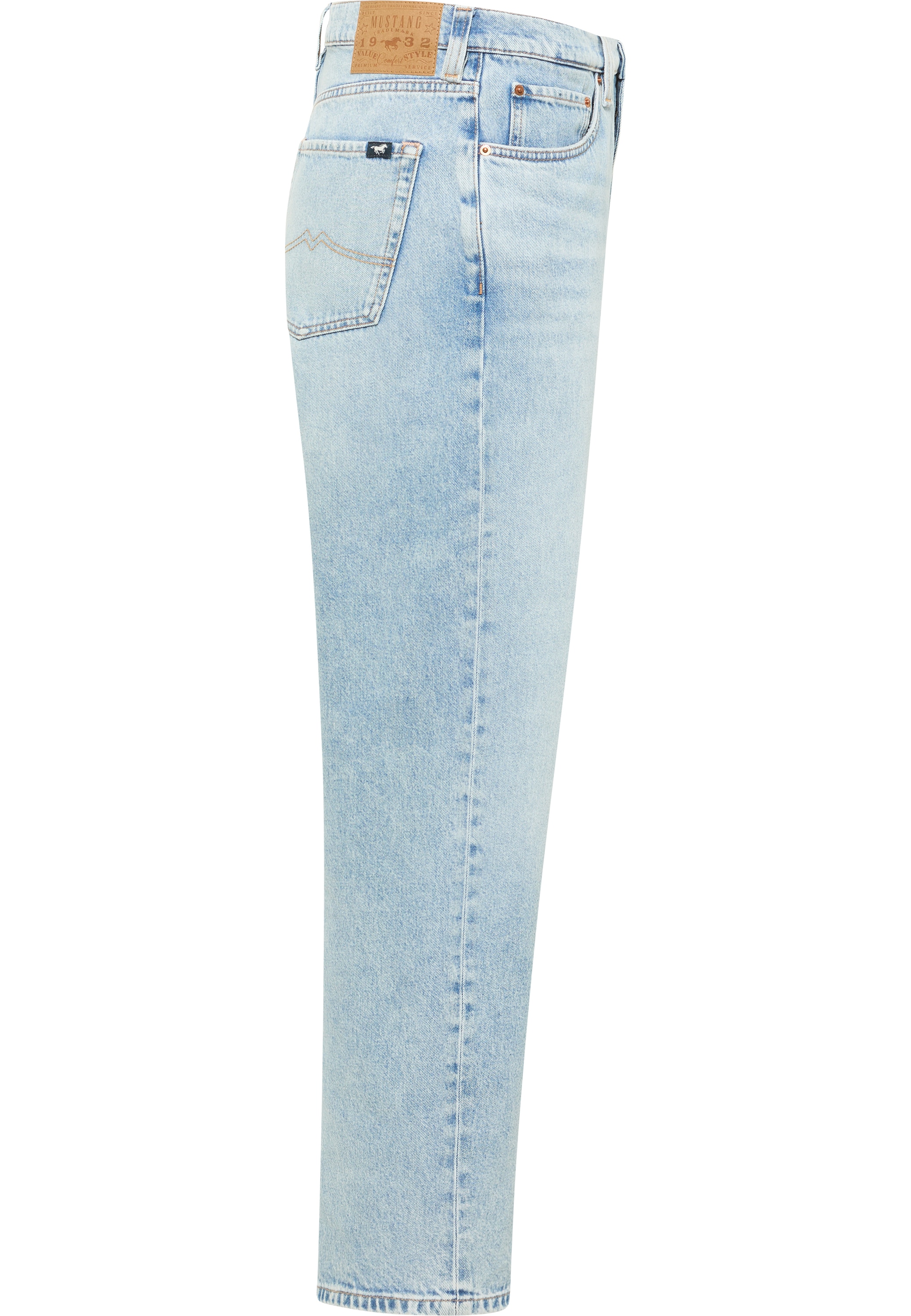 MUSTANG Straight-Jeans »Herren Style Jeff Relaxed Straight«