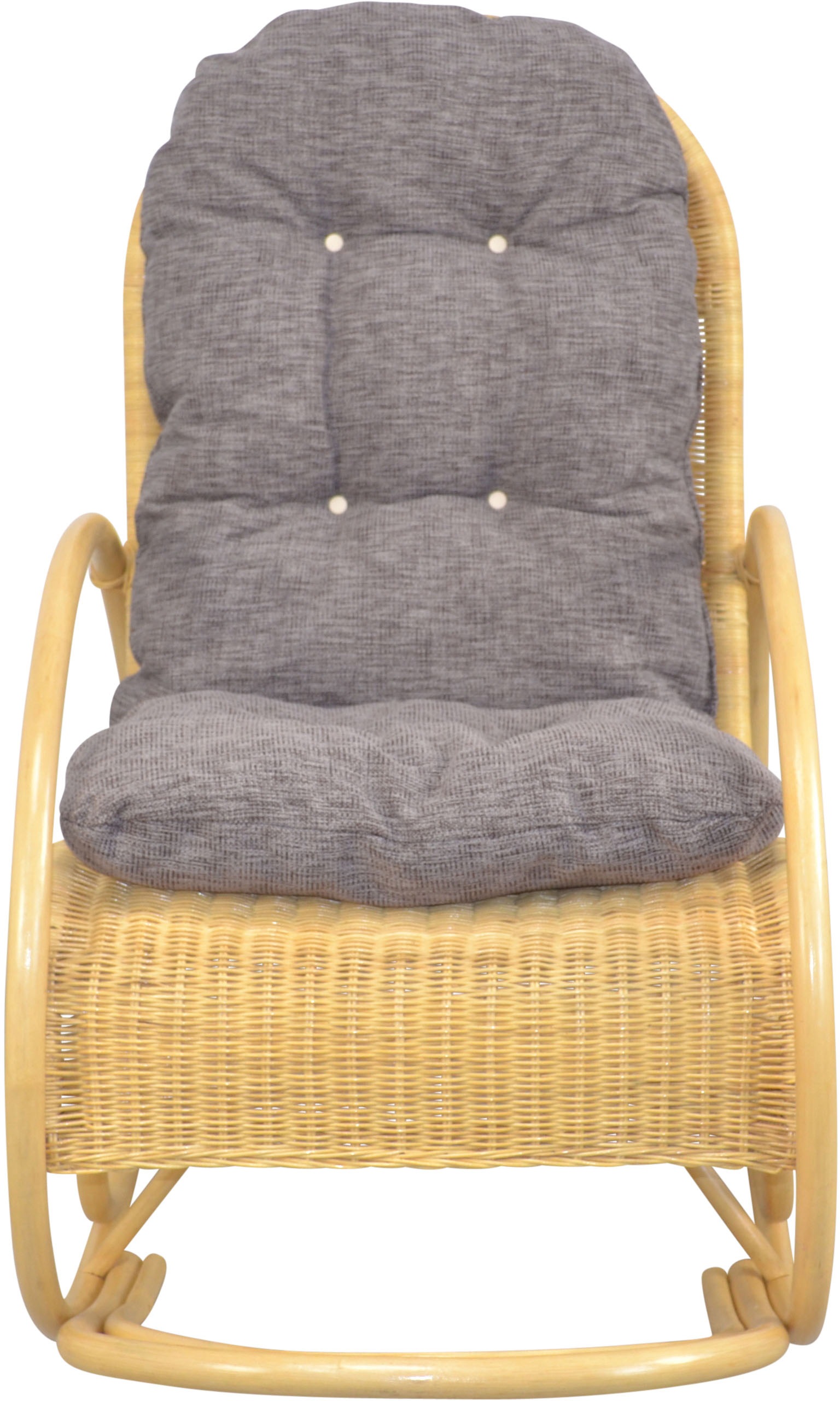 HOFMANN LIVING AND MORE Schaukelsessel 1 Stk. tlg. Handgeflochten günstig online kaufen