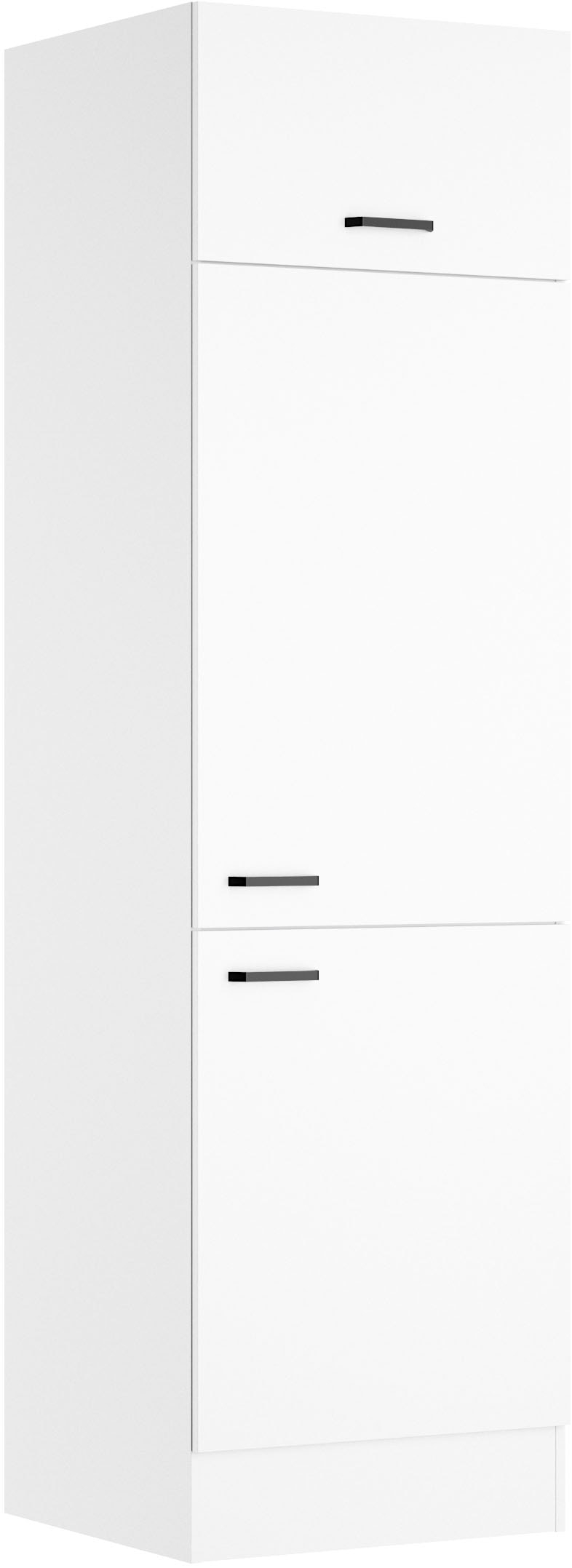 OPTIFIT Hochschrank "OPTImulti" Breite 60 cm, mit 2 Türen, 1 Klappe, 1 Einlegeboden, Metallgriffe
