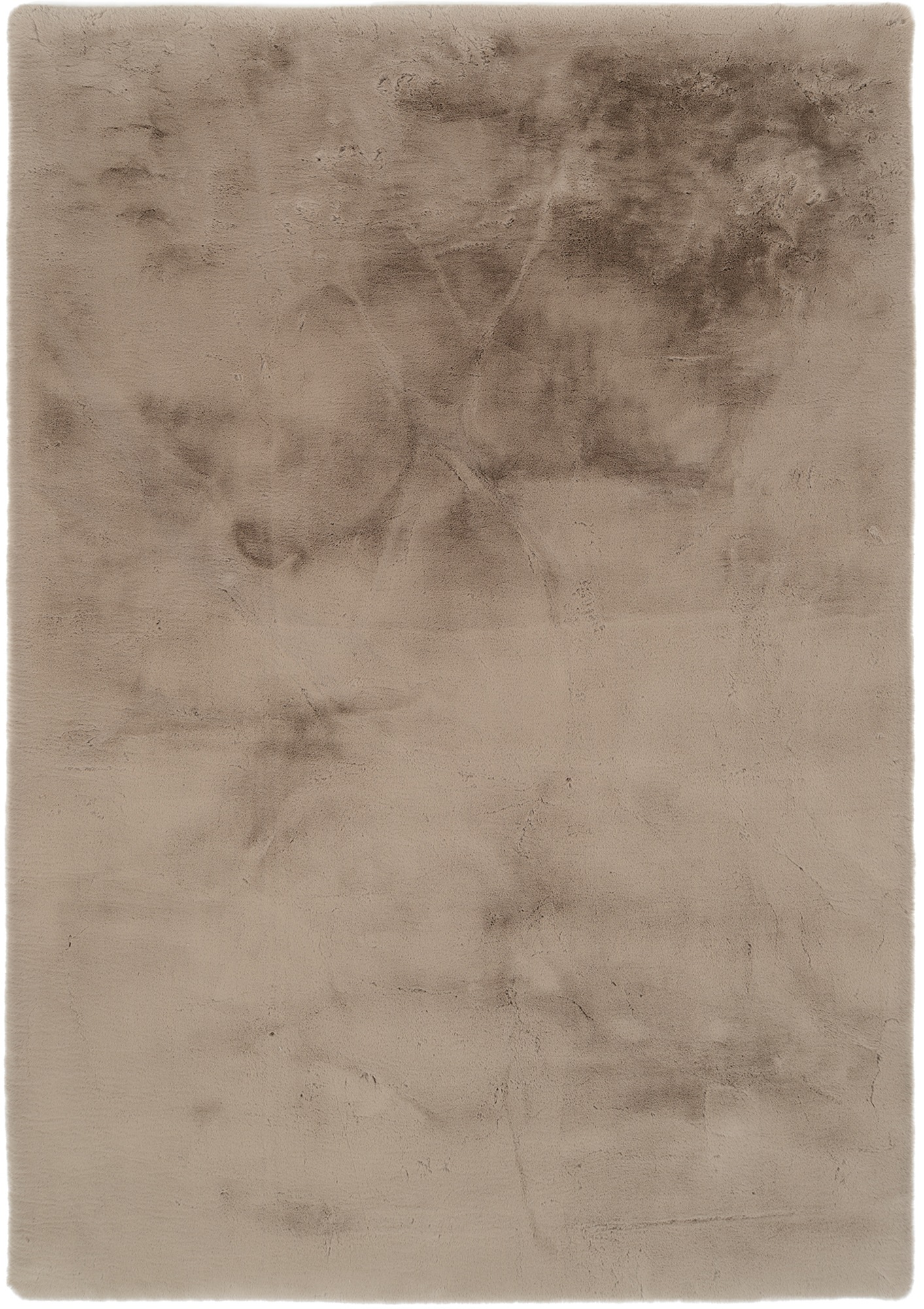 Hochflor-Teppich OCI DIE TEPPICHMARKE "ALISSA", grau (taupe), B:120cm H:38mm L:180cm, Polyester, Teppiche, Kuschelig weicher Flor, Kaninchen Fell Haptik, getuftet 2