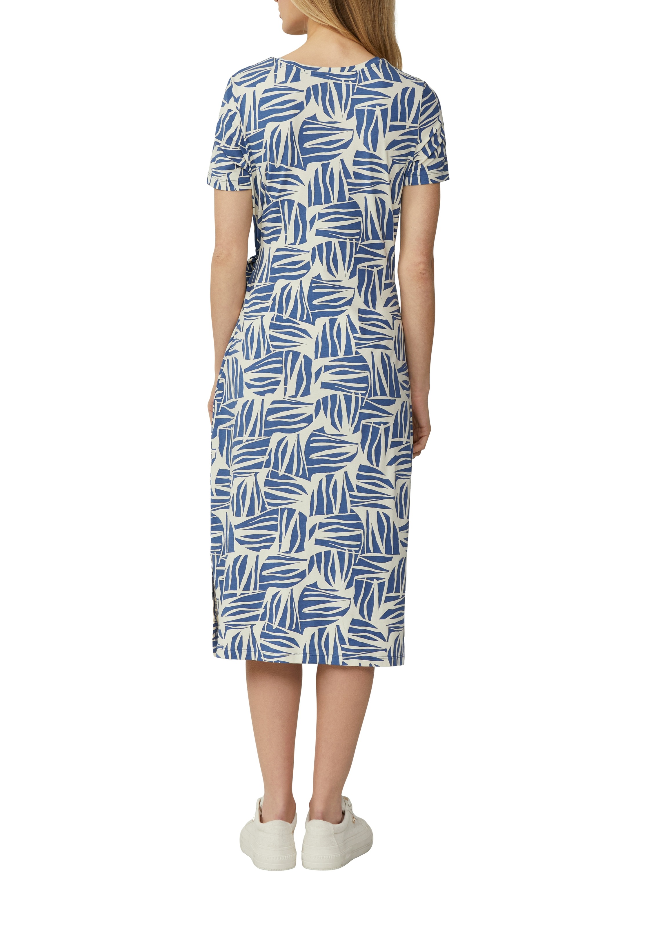 s.Oliver Jerseykleid, Sommerkleid mit Knoten-Detail günstig online kaufen