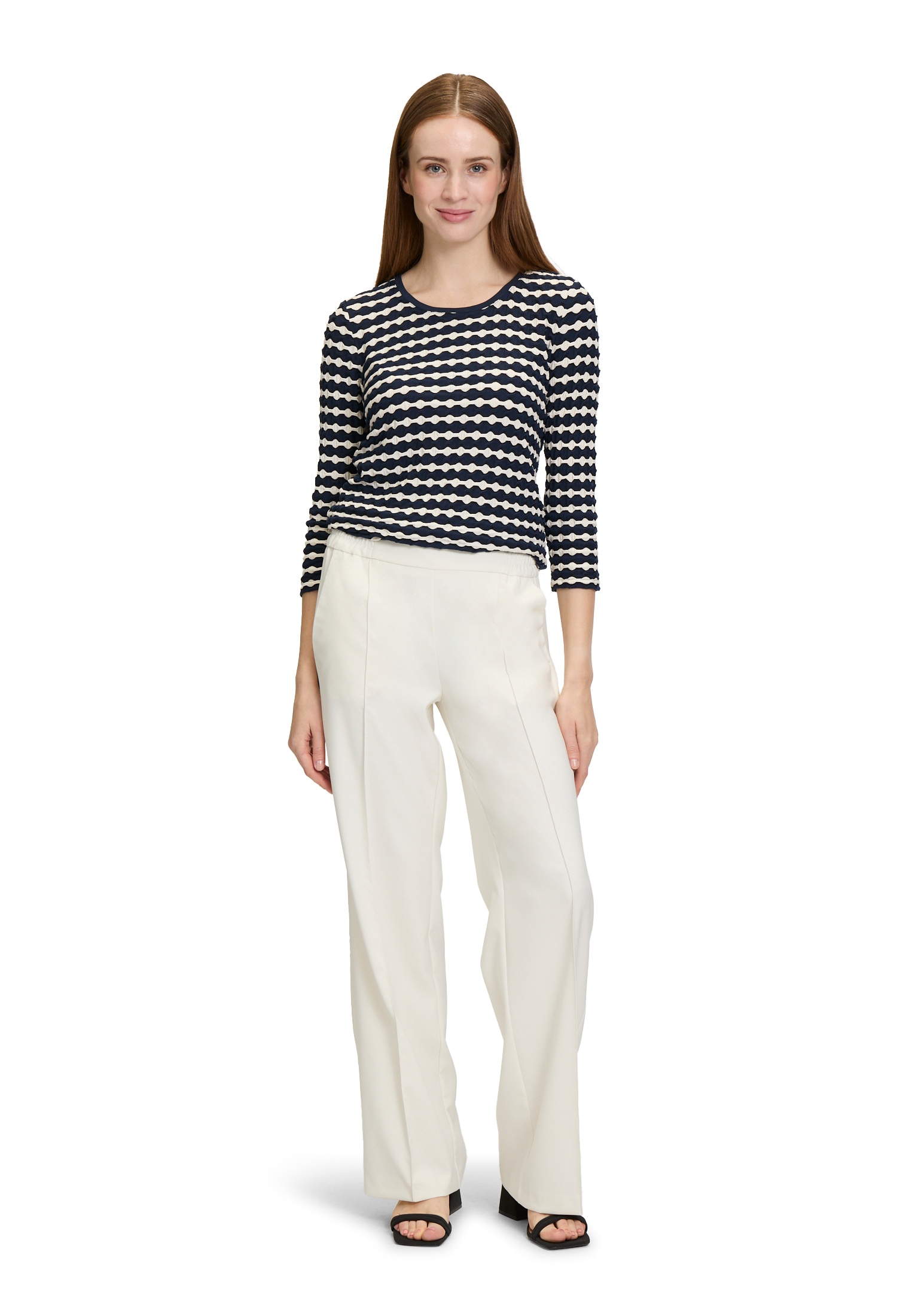 Betty Barclay 3/4-Arm-Shirt »Betty Barclay Basic Shirt mit Rundhalsausschnitt«, (1 tlg.), Material
