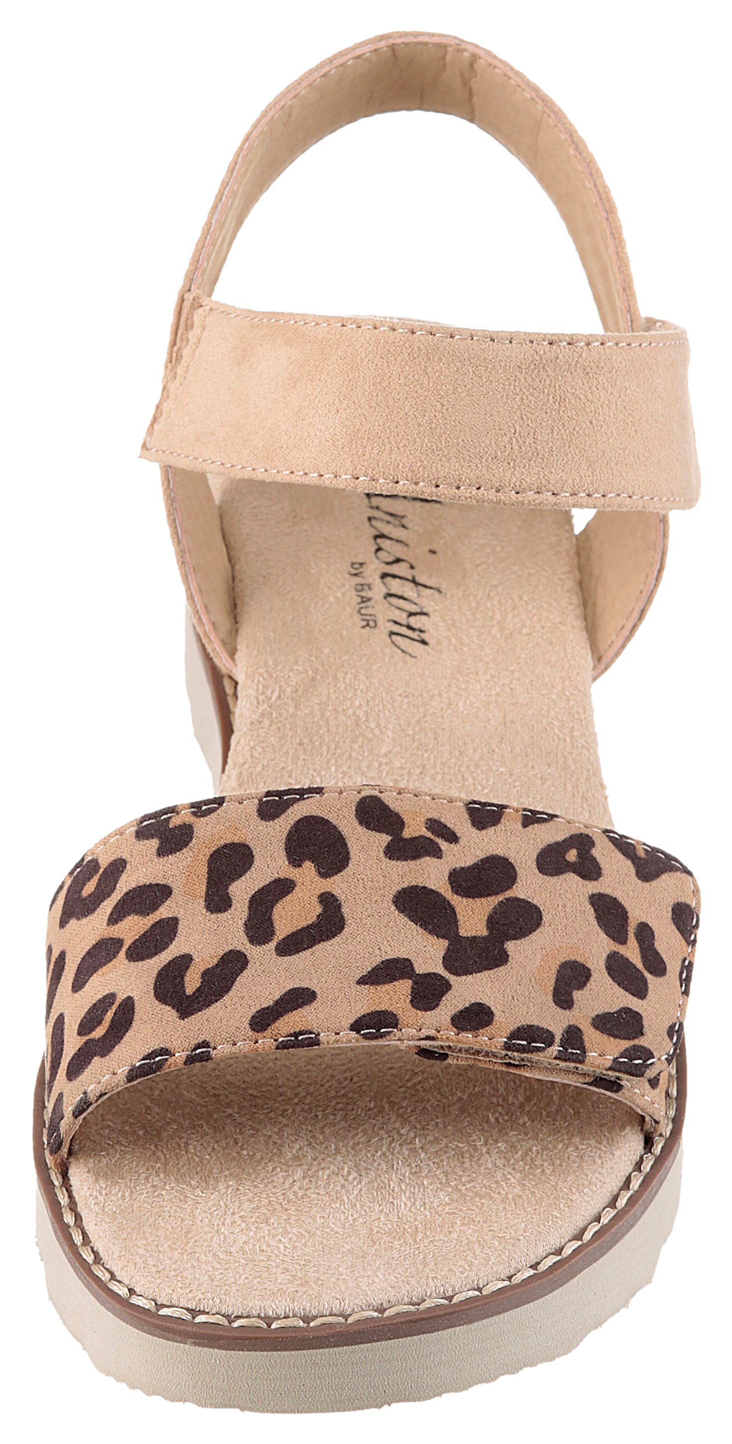 Aniston SHOES Sandale  Sommerschuh, Klettschuh, Keilabsatz - NEUE KOLLEKTION