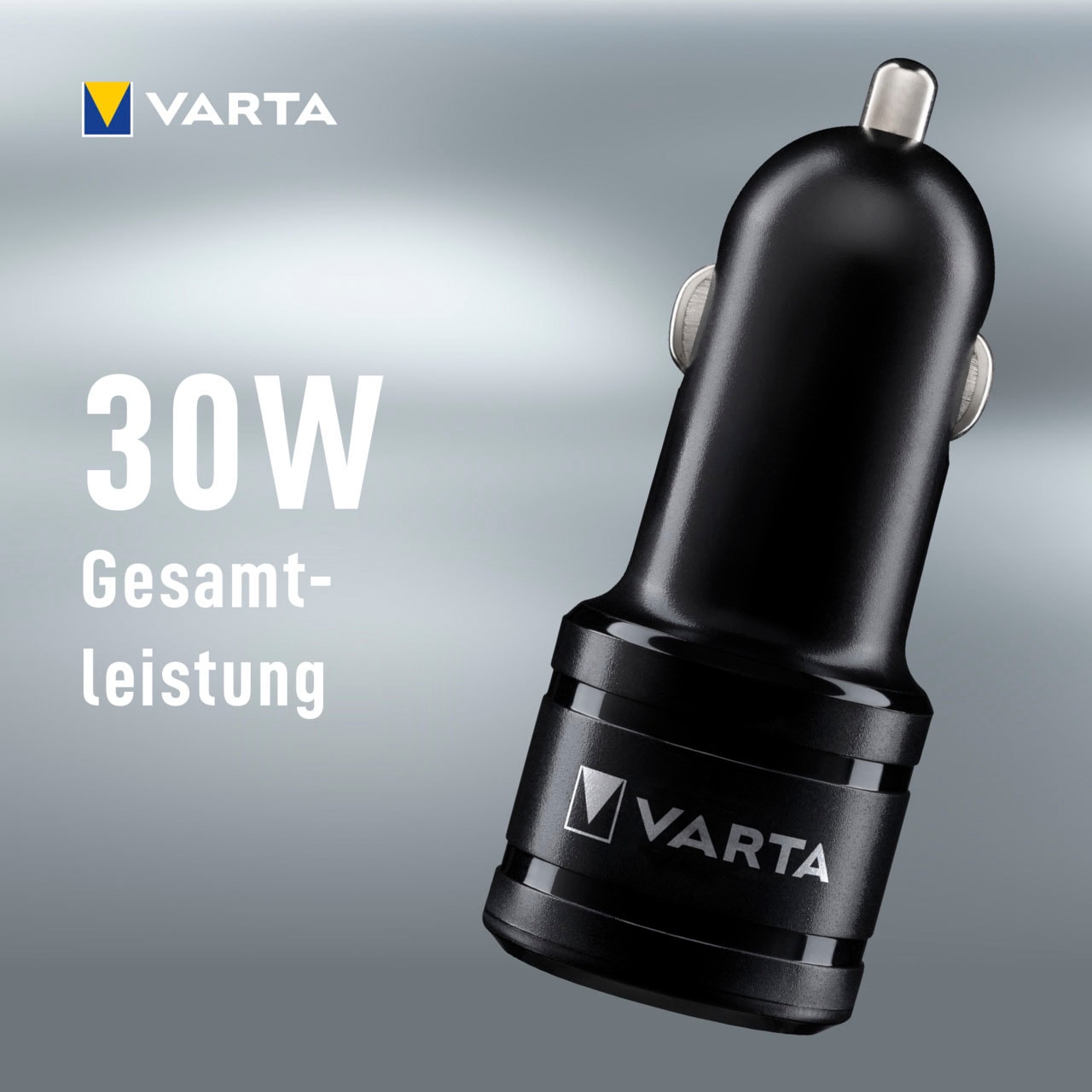 VARTA Batterie-Ladegerät »Car Charger Dual USB Blister«, (1 St.)