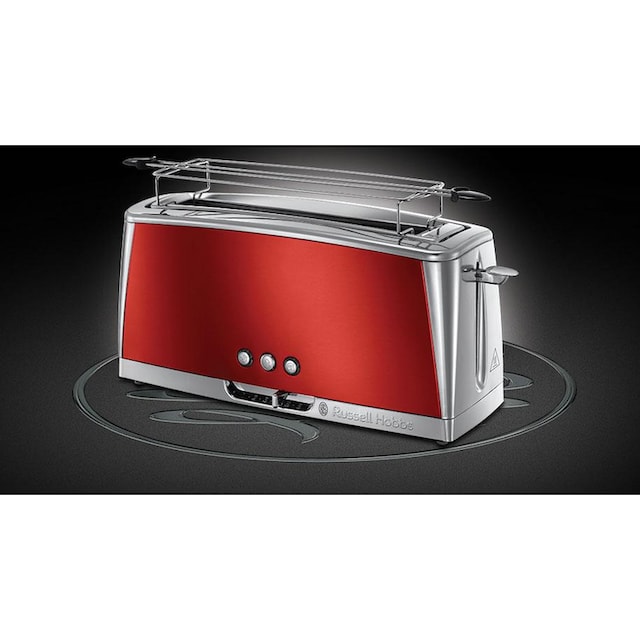 RUSSELL HOBBS Toaster »Luna Solar kaufen Schlitz, für 1 W | Red Scheiben, langer 23250-56«, BAUR 1420 2