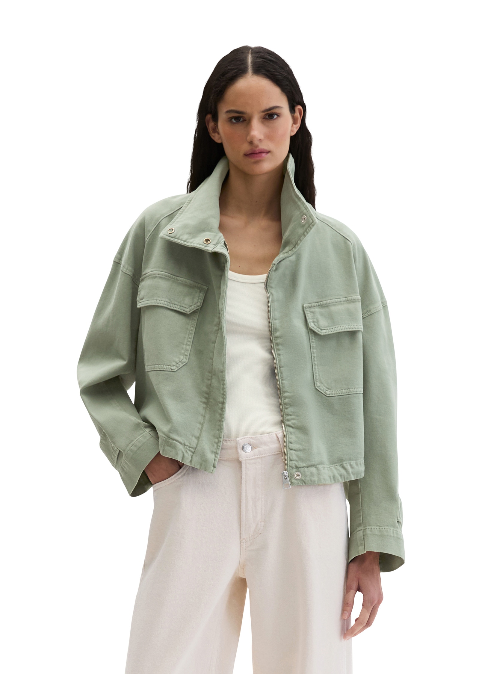 Marc O'Polo Jeansjacke »aus Garment dyed Baumwolle«