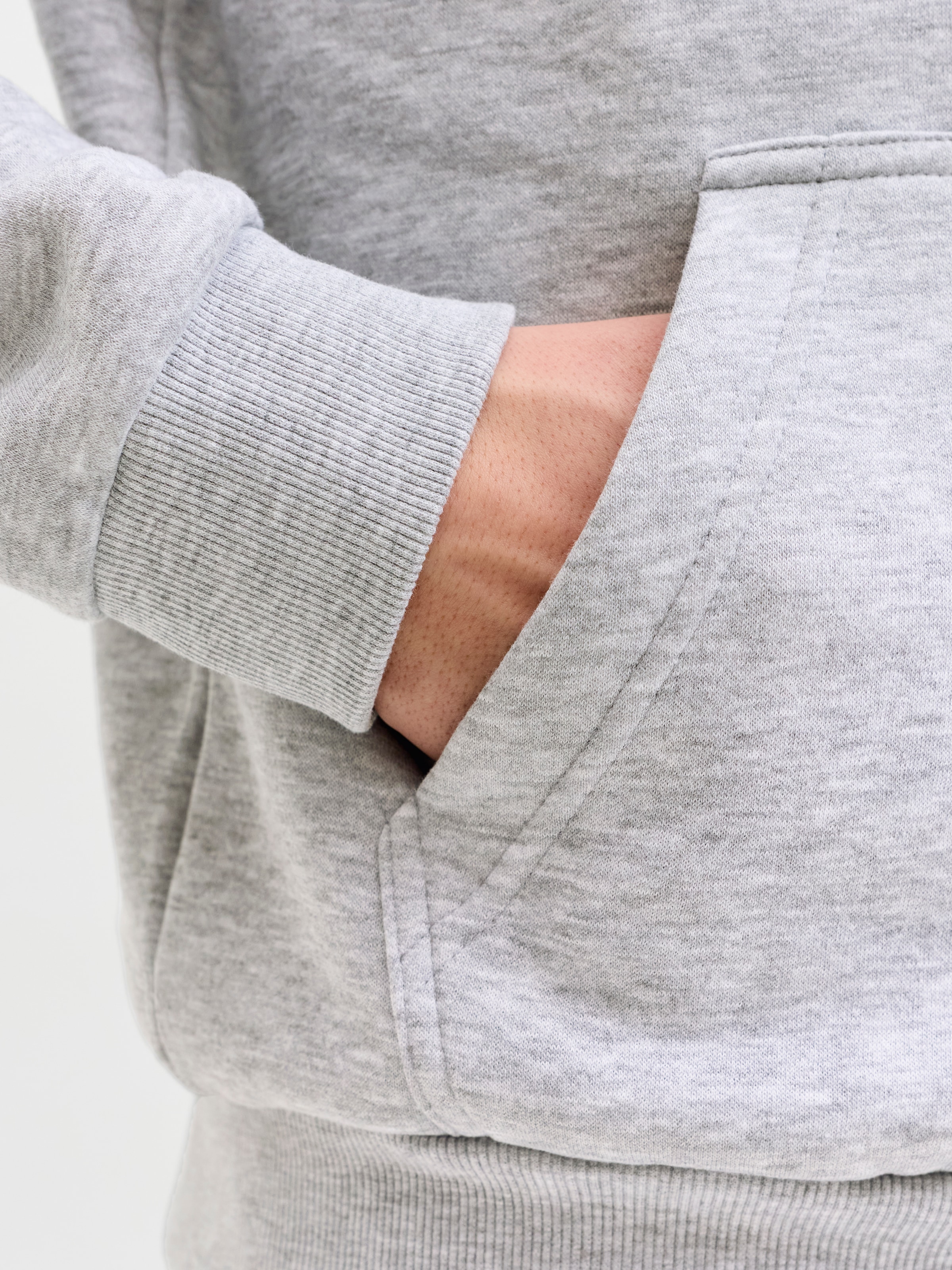 Jack & Jones Kapuzensweatshirt »JJEBRADLEY SWEAT HOOD 2PK MP«, 2 Materialmix, relaxed fit

