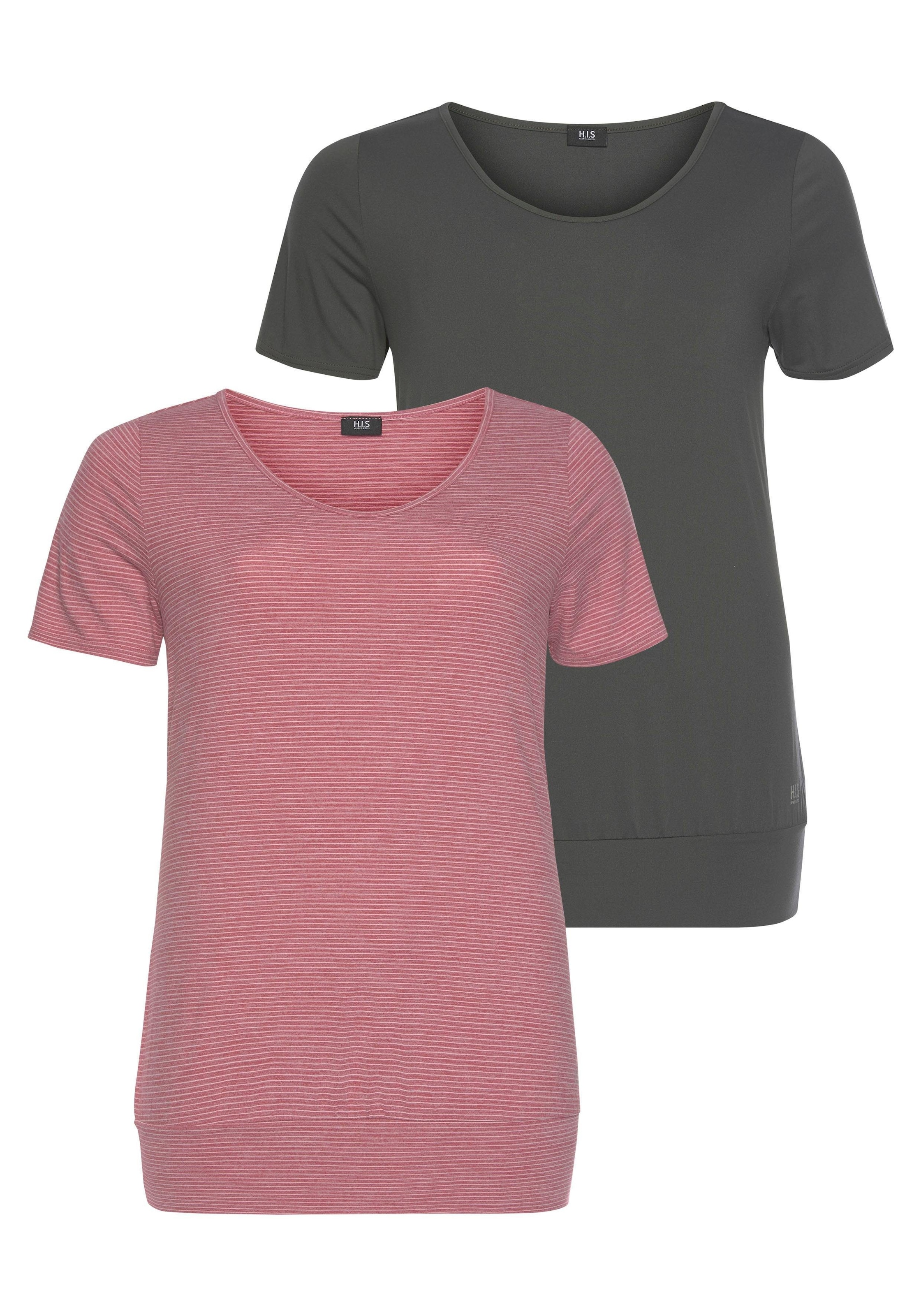 T-Shirt, (Spar-Set, 2er-Pack), Große Größen