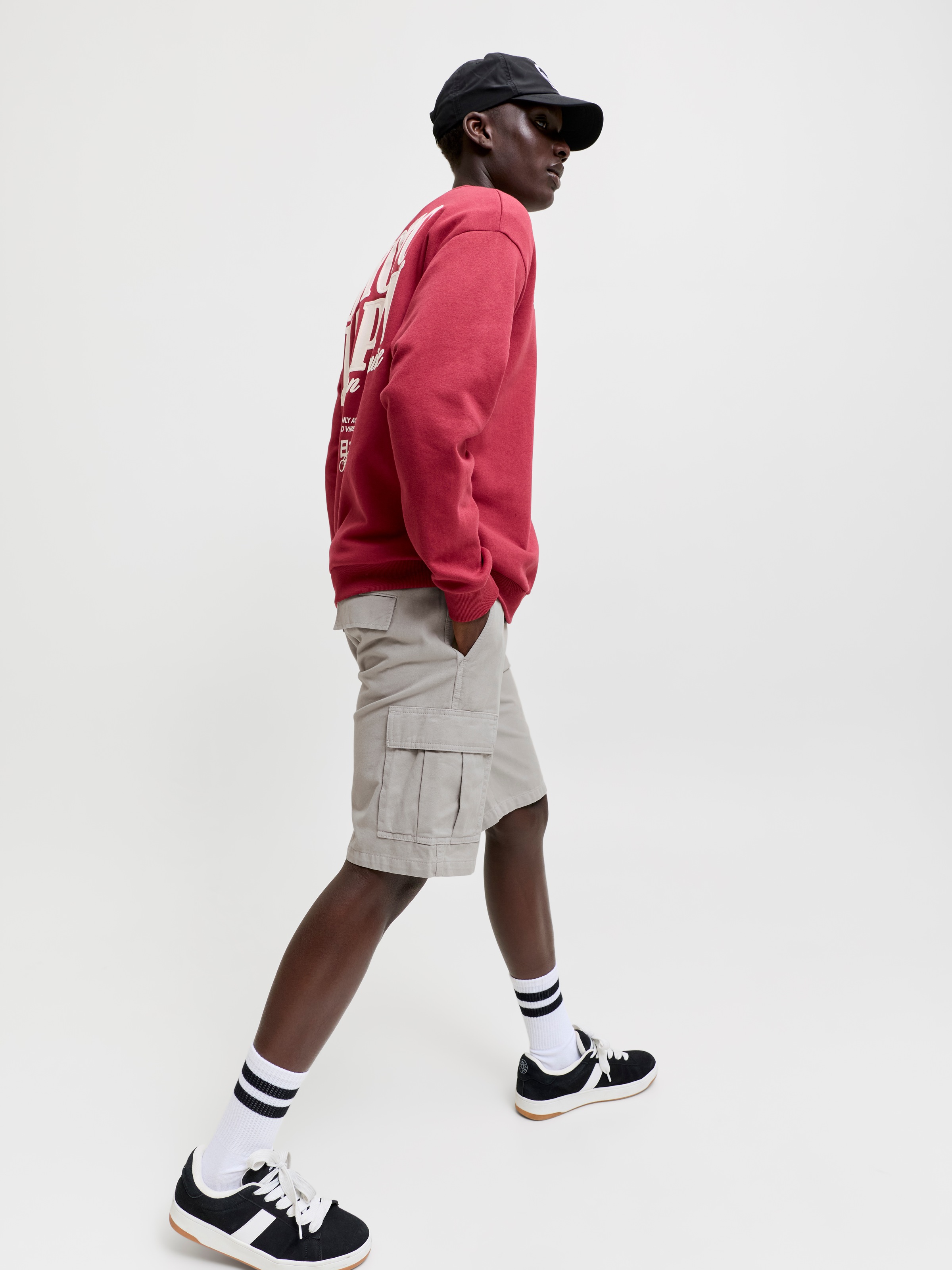 Jack & Jones Cargoshorts »JPSTCOLE HUDSON BELTED CARGO SHORTS MID«