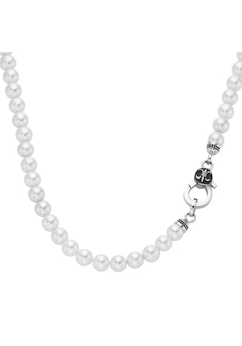 Perlenkette »mit weißen Muschelkern-Perlen, Silber 925«