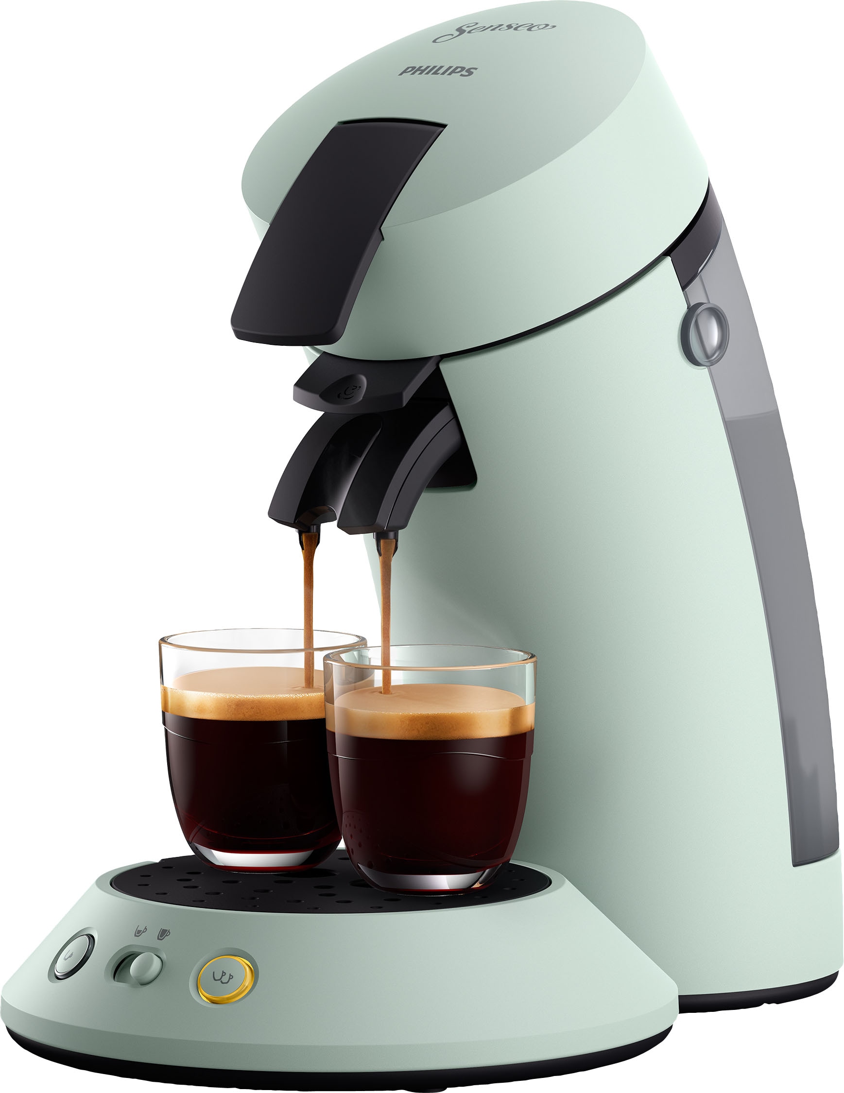 Philips Senseo Kaffeepadmaschine »Original Plus CSA210/20, aus 28% recyceltem Plastik«, +2 Kaffeespezialitäten, inkl. Gratis-Zugabe (Wert €5,-UVP)