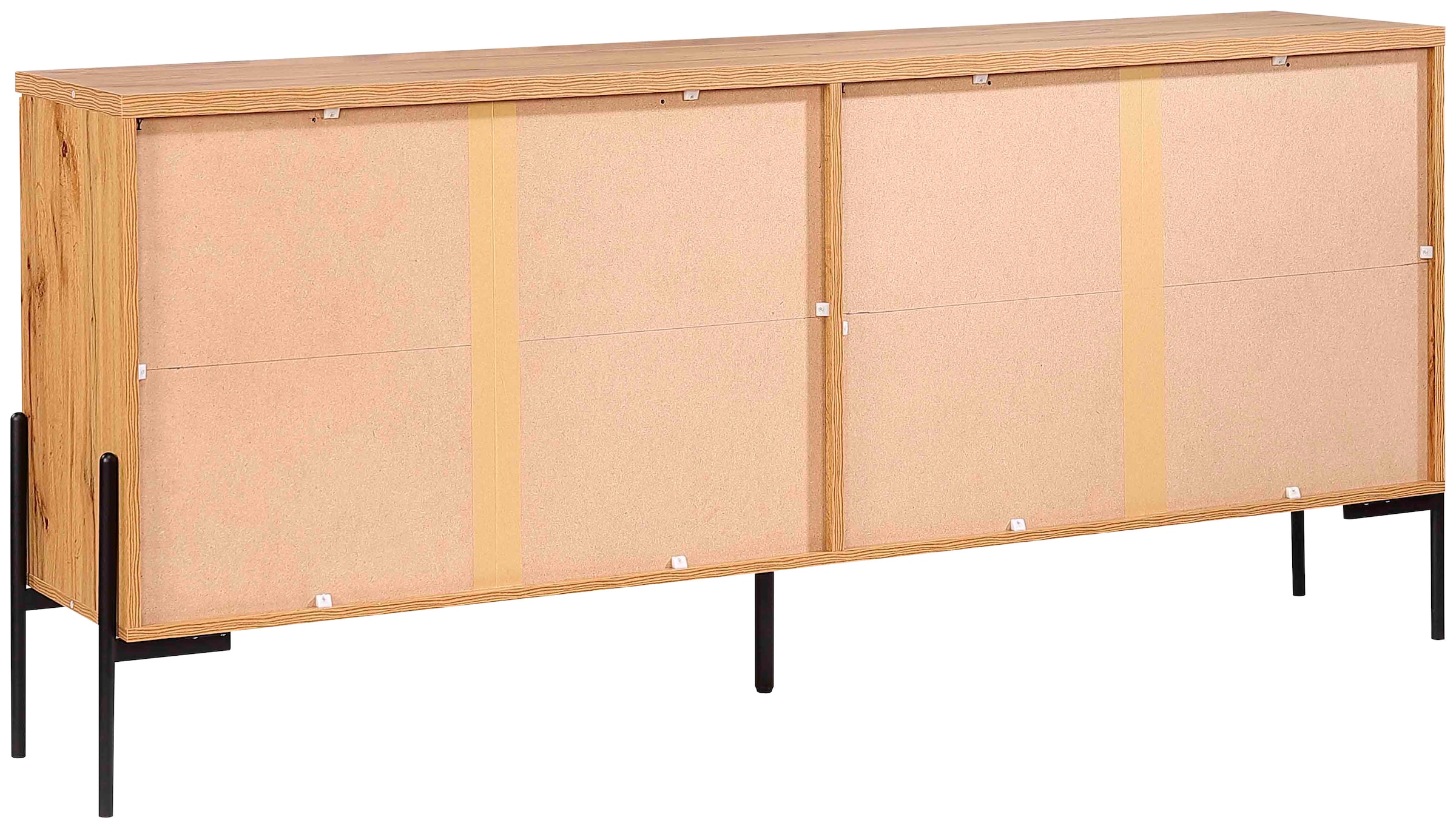 Home affaire Sideboard »Valloire«, 2 feste Einlegeböden, Push-to-open Funktion, Breite 178 cm, Höhe 80 cm