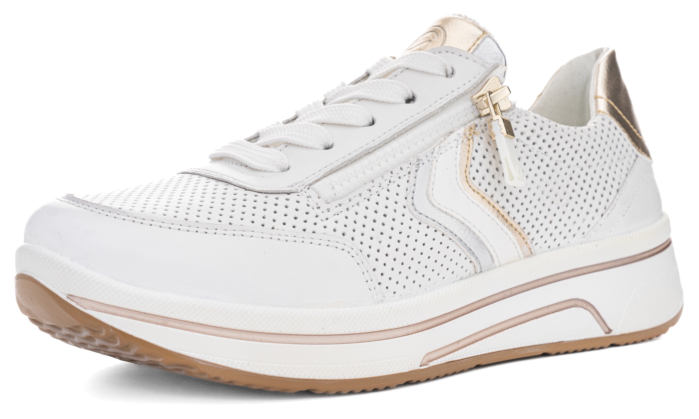 Ara Sneaker »SAPPORO«, Freizeitschuh, Komfortschuh, Reha Schuh in H-Weite (= sehr weit)