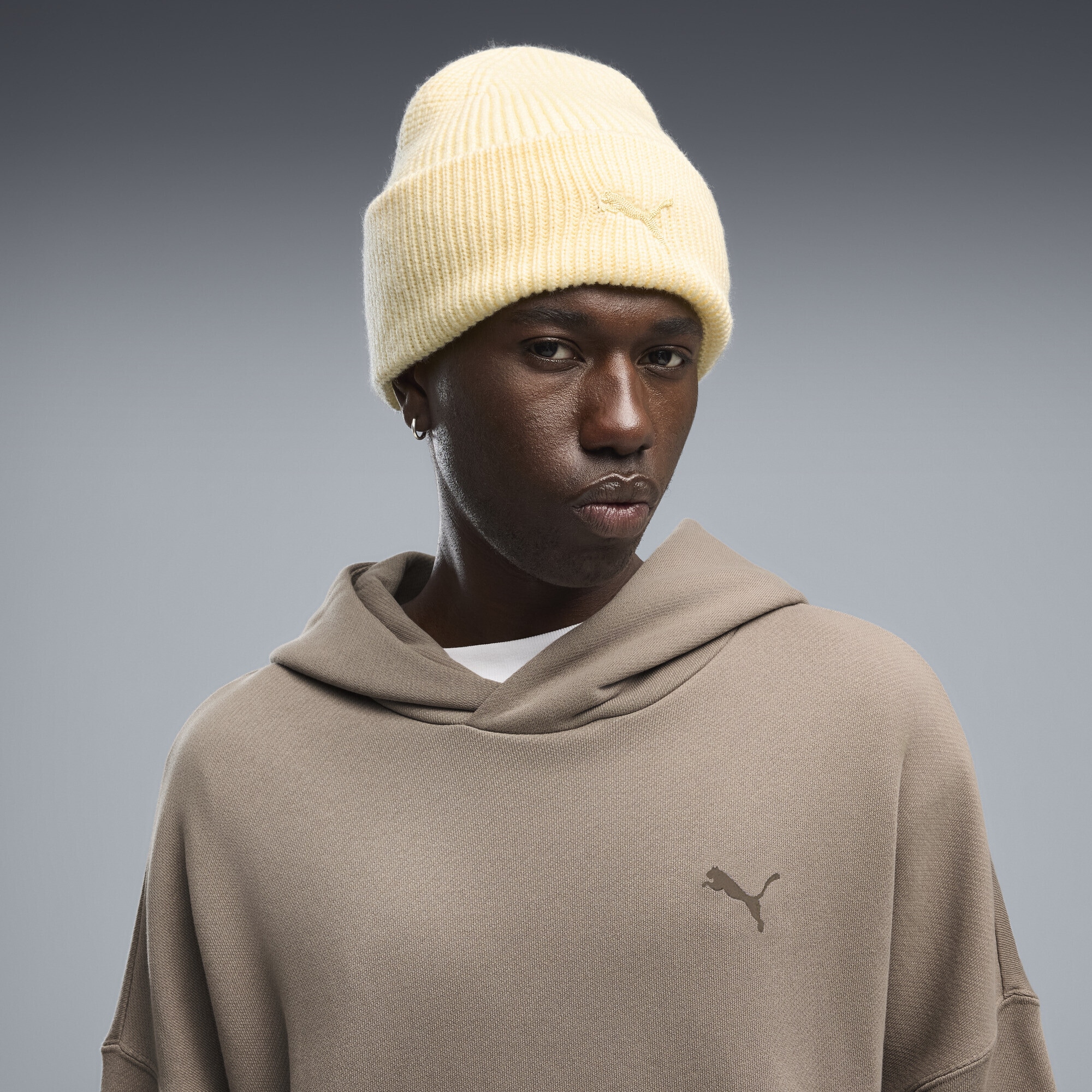 PUMA Beanie »Wardrobe Essentials Grobstrick-Beanie Erwachsene«
