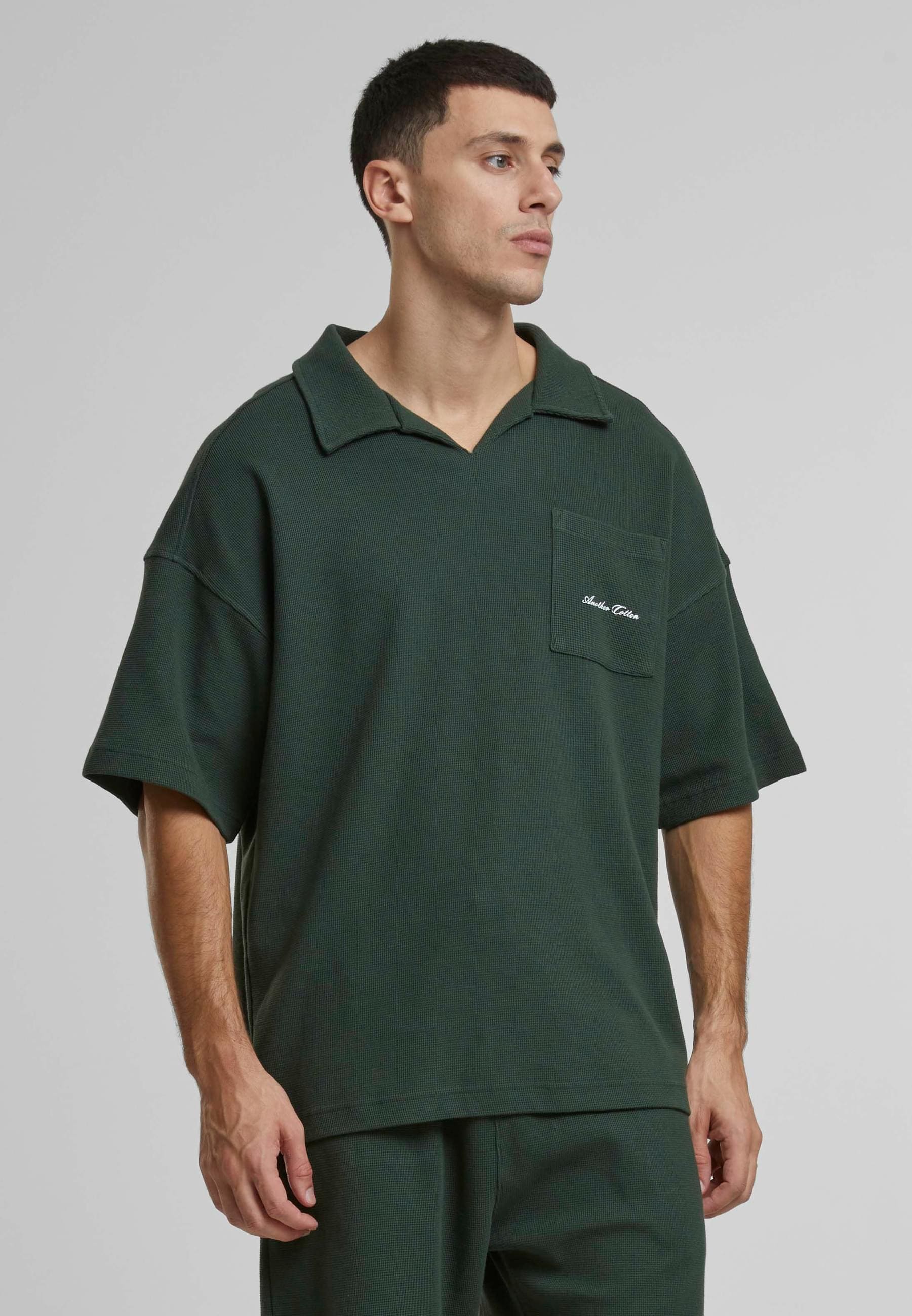 Another Cotton Lab Poloshirt »Another Cotton Lab Another Waffle Oversized Polo Shirt«, (1 tlg.)