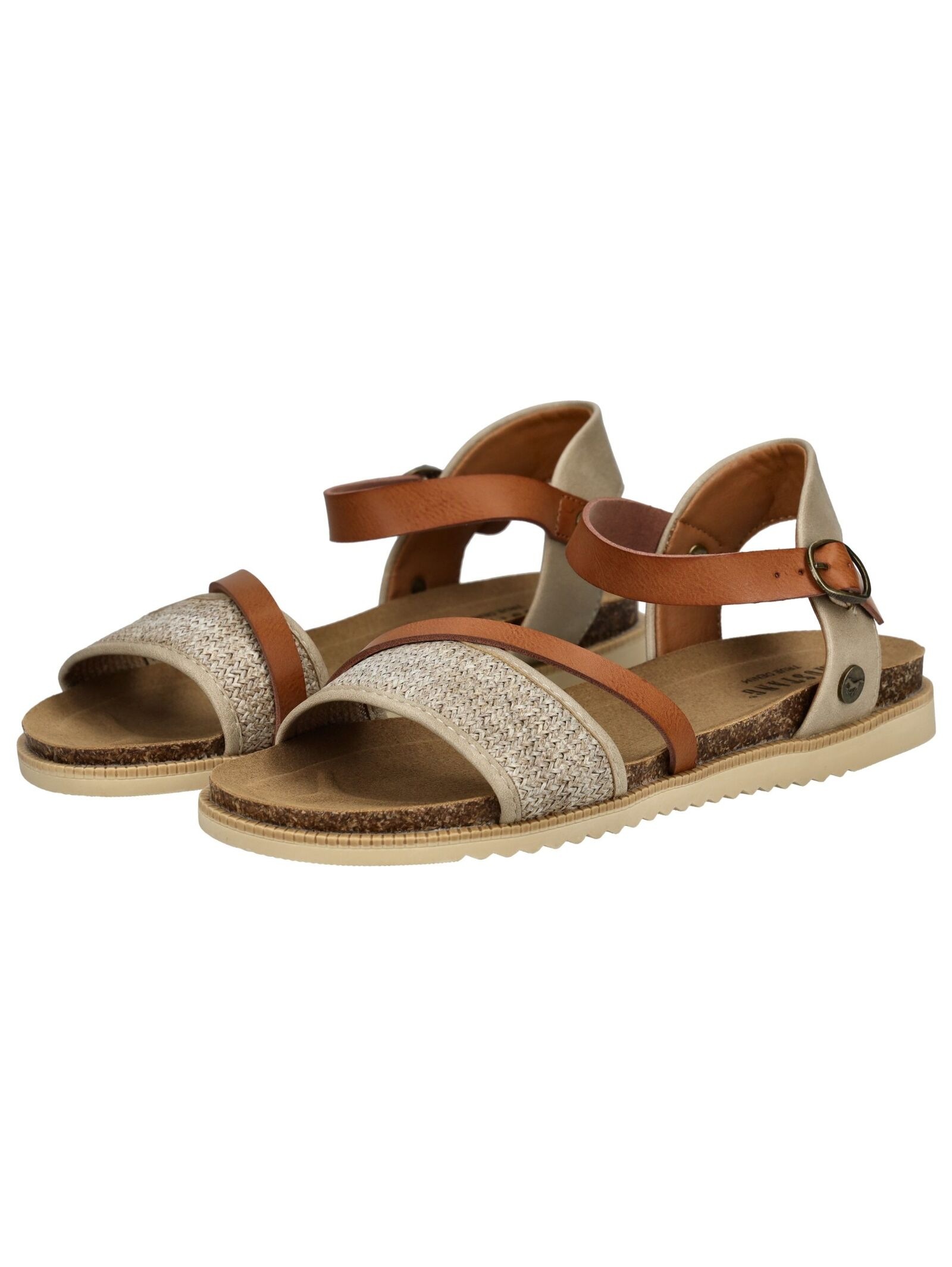 Mustang Shoes Riemchensandale »Mustang Shoes Sandalen Lederimitat/Textil«