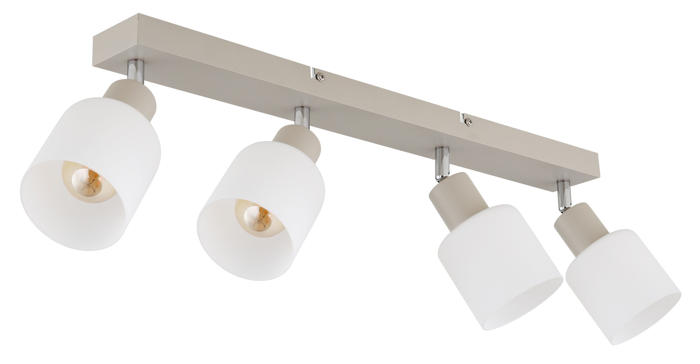 GLOBO LIGHTING Deckenspot »TRENT« E14 1 Stk. Drehbarer Strahler für Wohn- & Esszimmer sandfarben matt