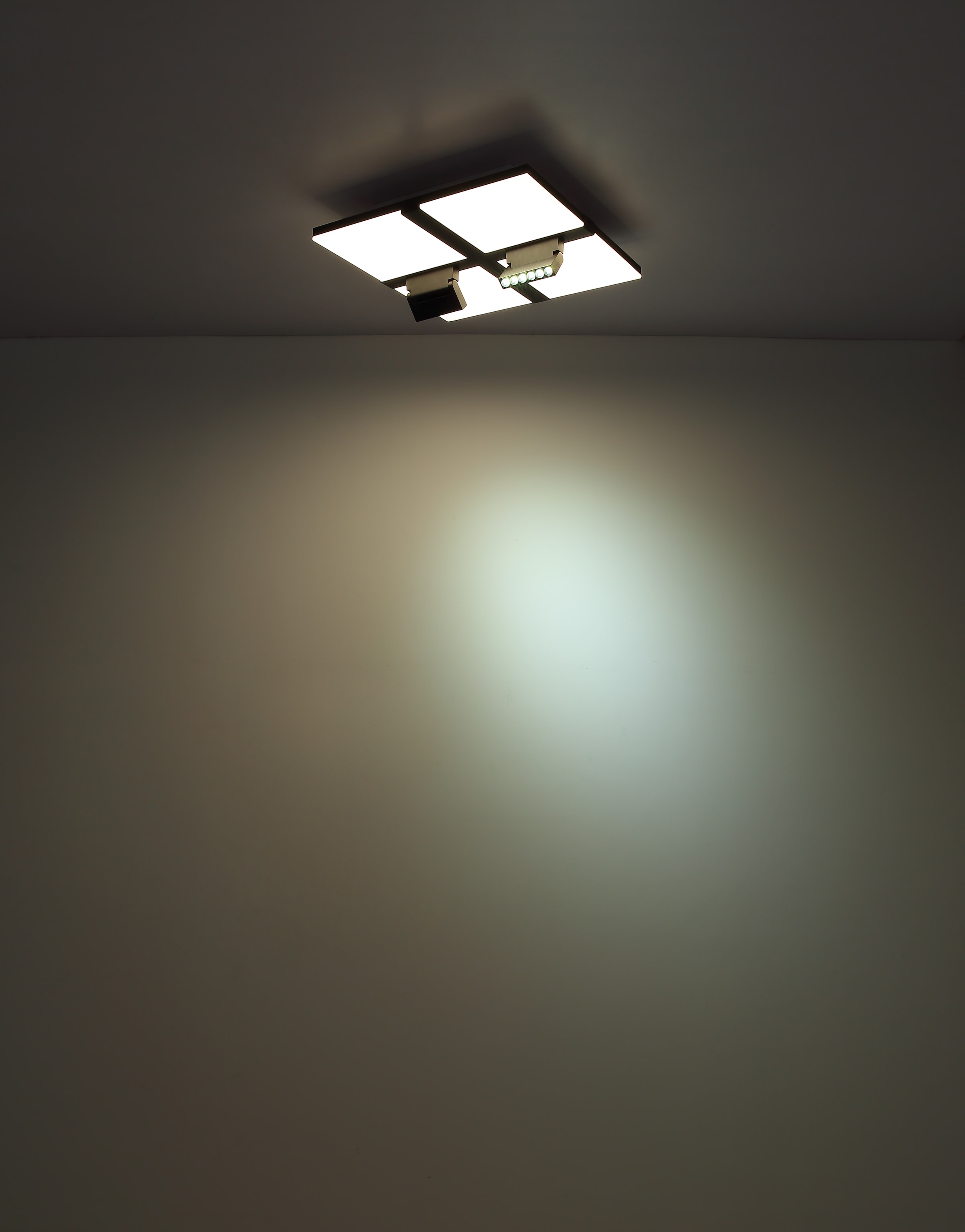 GLOBO LIGHTING LED Deckenleuchte »VILLSI«, Leuchtmittel LED-Modul | LED fest integriert, Deckenlampe/rund/Wohnzimmer/Schlafzimmer/elegant